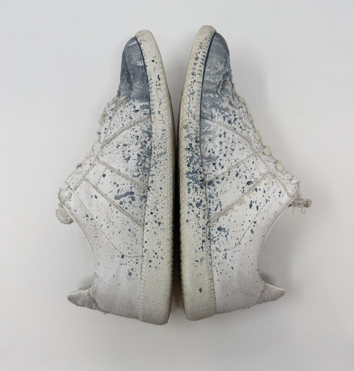 Maison Margiela Maison Margiela Replica Paint Splatter GAT Sneaker White Size US 7 / EU 40 - 4 Thumbnail