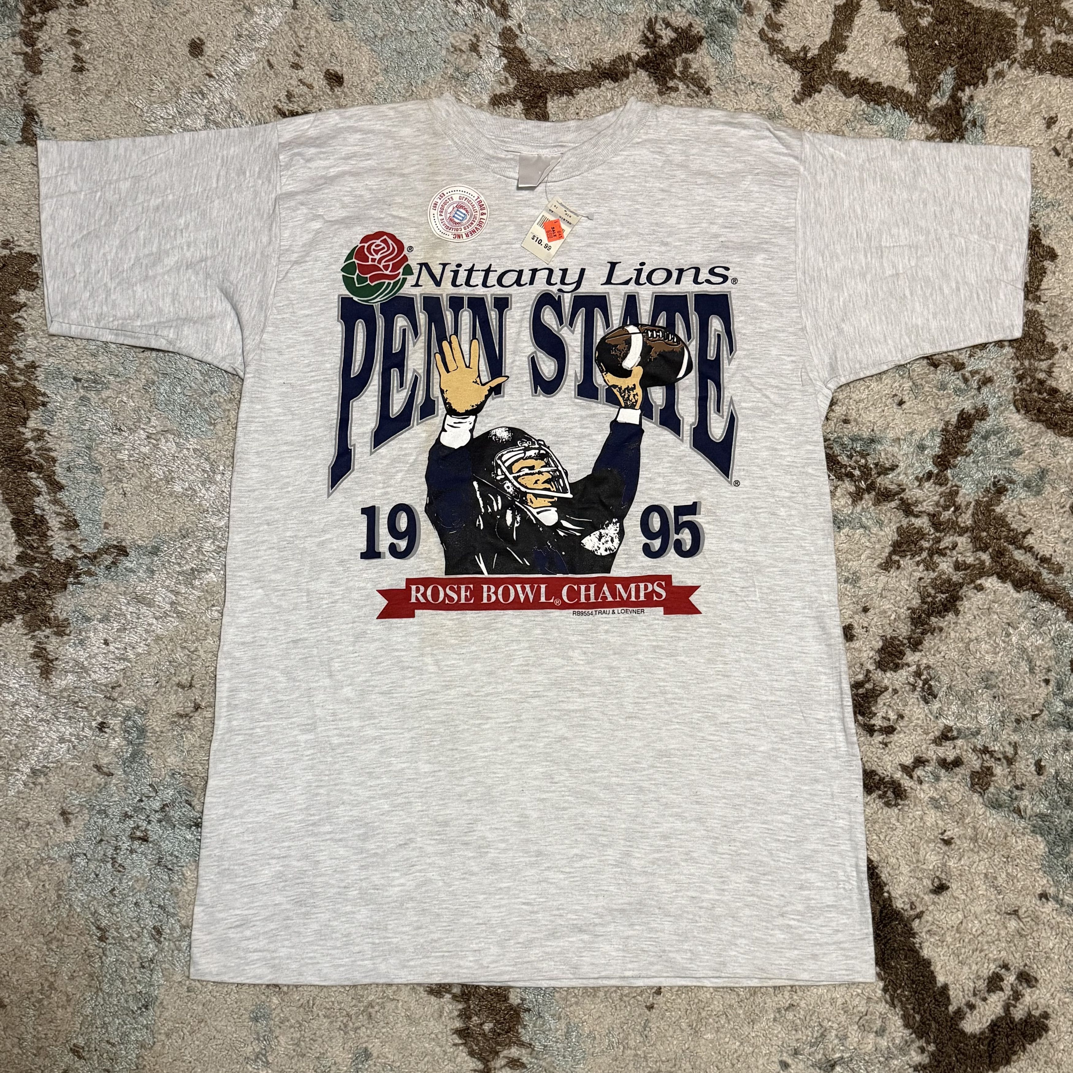 NCAA × Vintage Vintage 1995 Penn State Nittany Lions Rose Bowl Champs Shirt Size US M / EU 48-50 / 2 - 2 Thumbnail