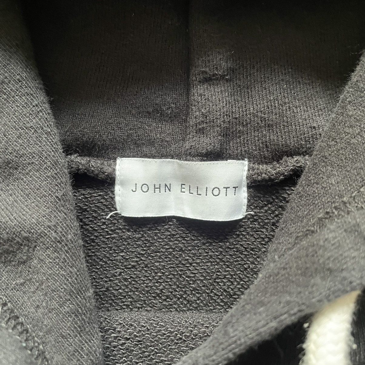 John Elliott John Elliott Black Cotton Pullover Hoodie Size US M / EU 48-50 / 2 - 5 Thumbnail