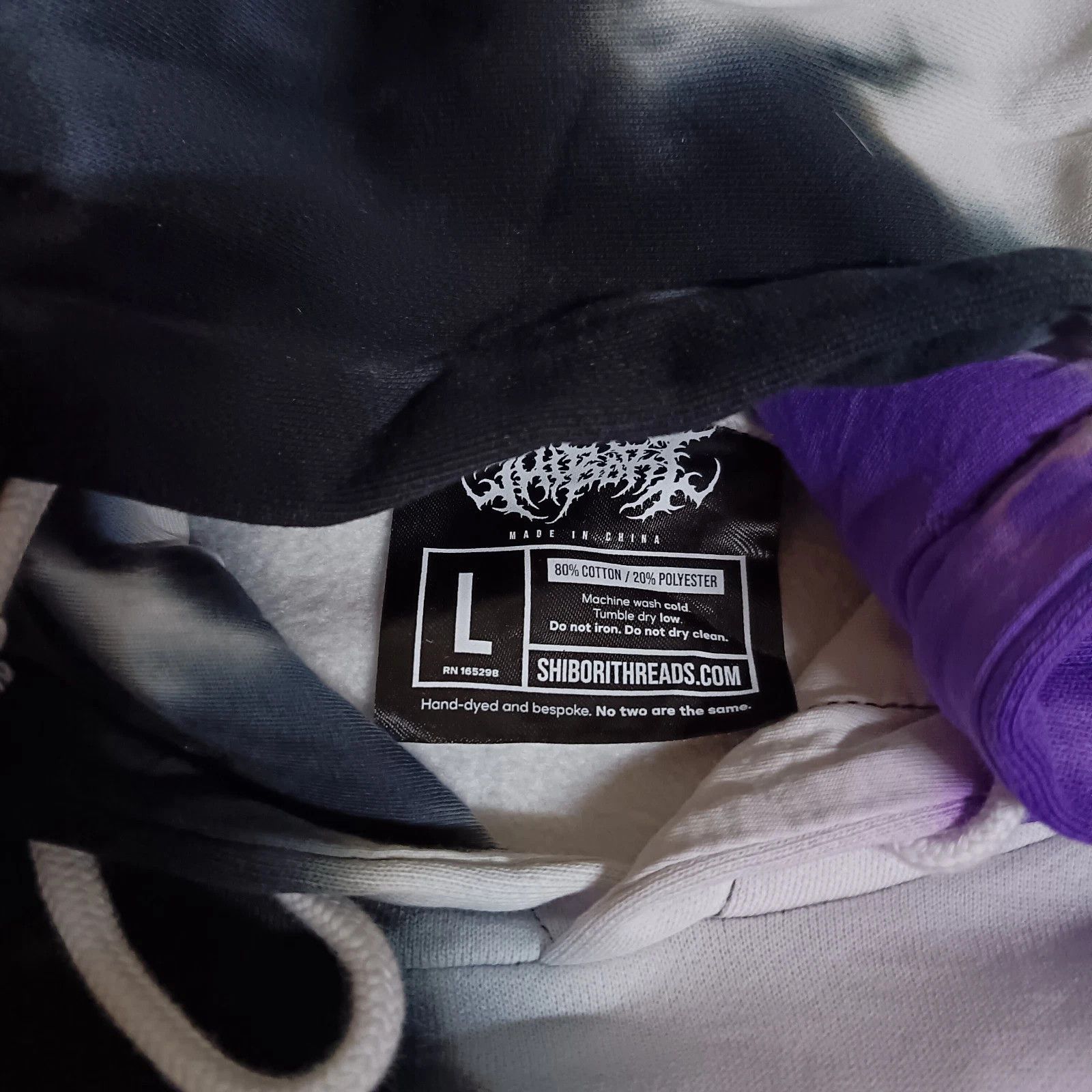 Other Shibori Threads Infant Annihilator Deathcore Band Hoodie Size US L / EU 52-54 / 3 - 6 Thumbnail