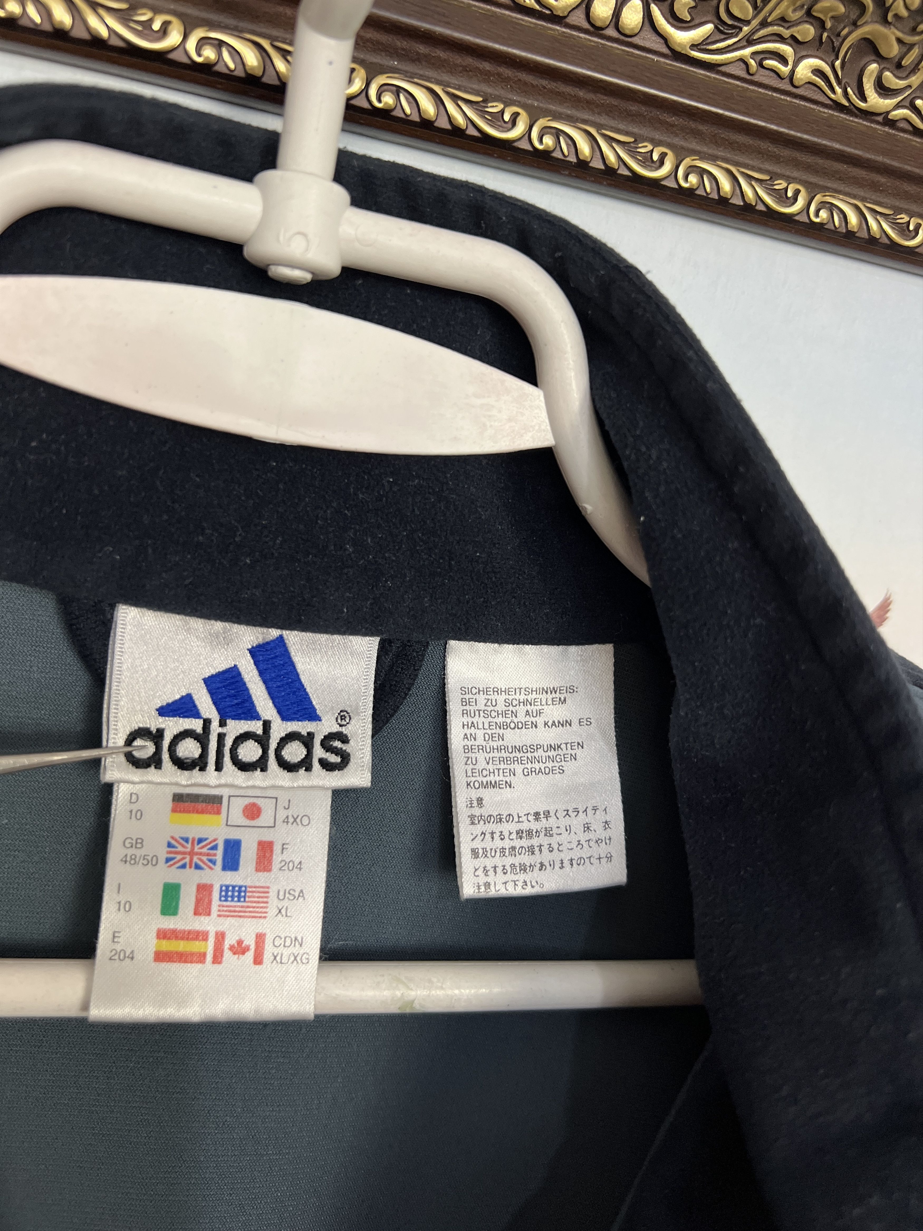 Adidas Vintage Finland Football Velvet Train Suit Jacket Pants Set Size US XL / EU 56 / 4 - 6 Thumbnail