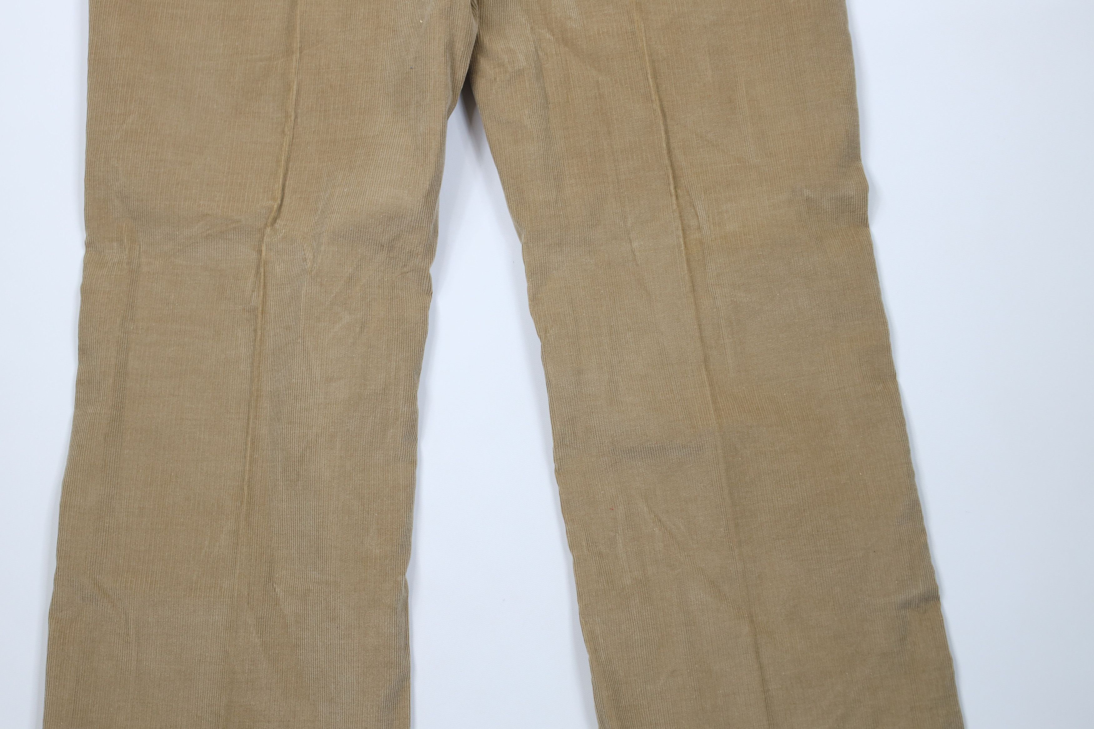 Vintage Vintage 70s Streetwear Corduroy Bell Bottoms Pants Beige USA Size US 42 / EU 58 - 12 Thumbnail