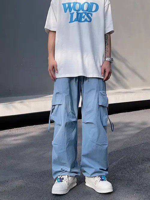 Japanese Brand Vintage High Street Multi-Pocket Casual Trousers Size US 32 / EU 48 - 4 Thumbnail