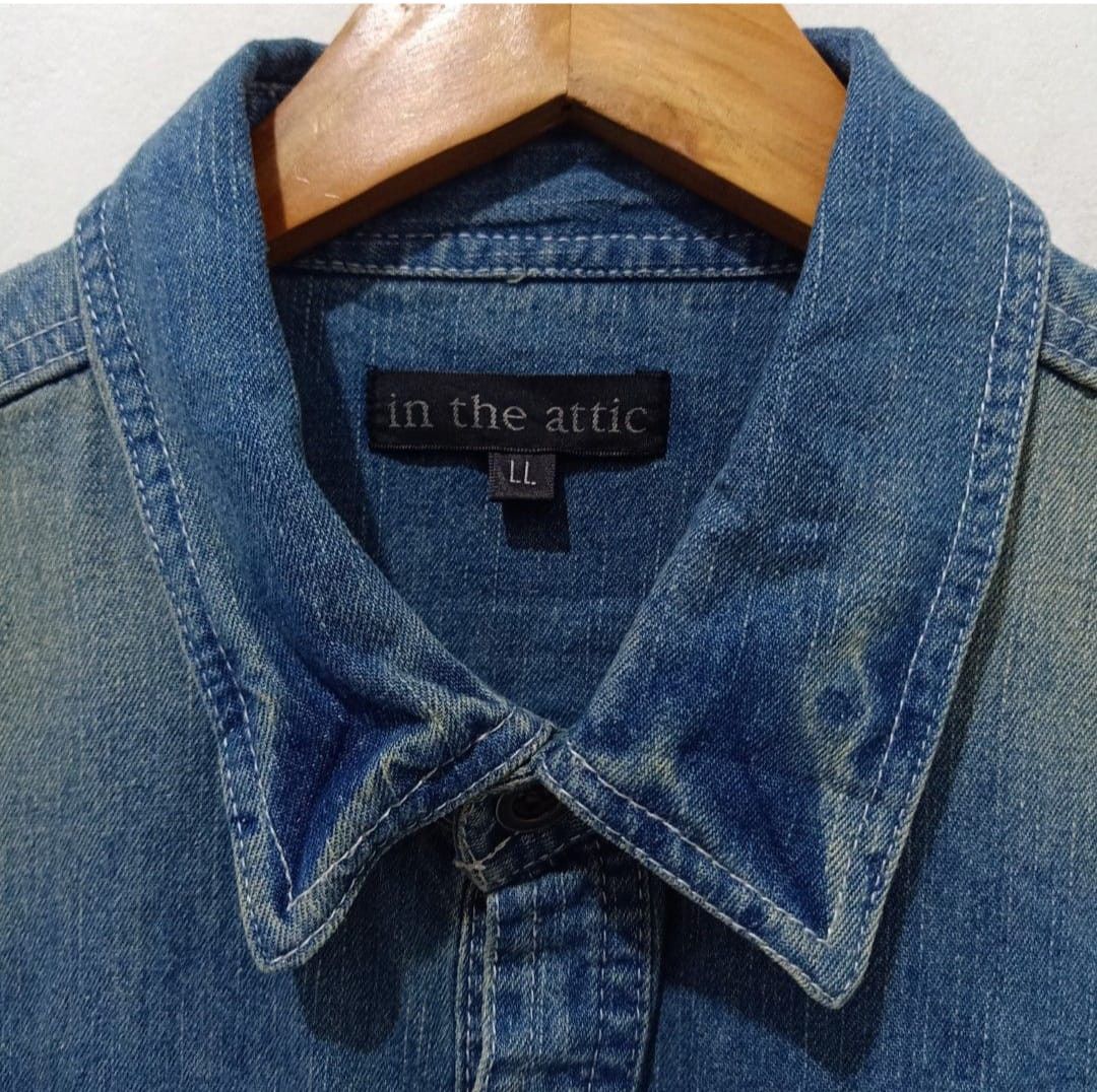 In The Attic In The Attic Denim Jeans Shirt Size US XL / EU 56 / 4 - 6 Thumbnail