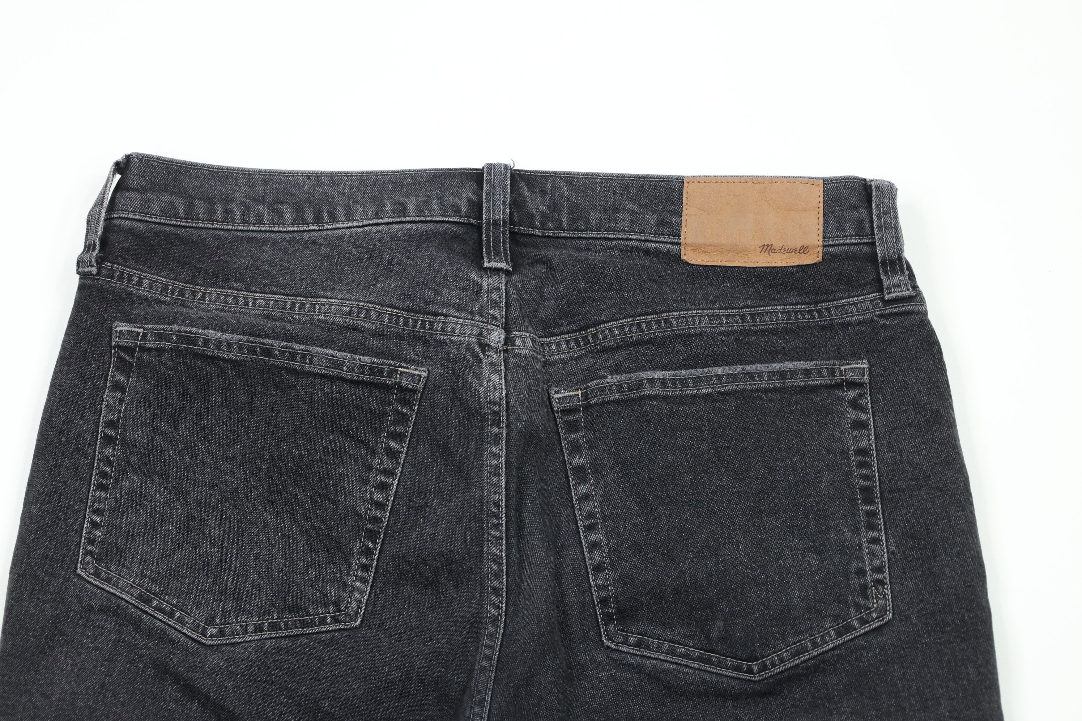Madewell × Vintage Madewell Relaxed Fit Tapered Leg Stretch Denim Jeans Black Size US 34 / EU 50 - 10 Thumbnail