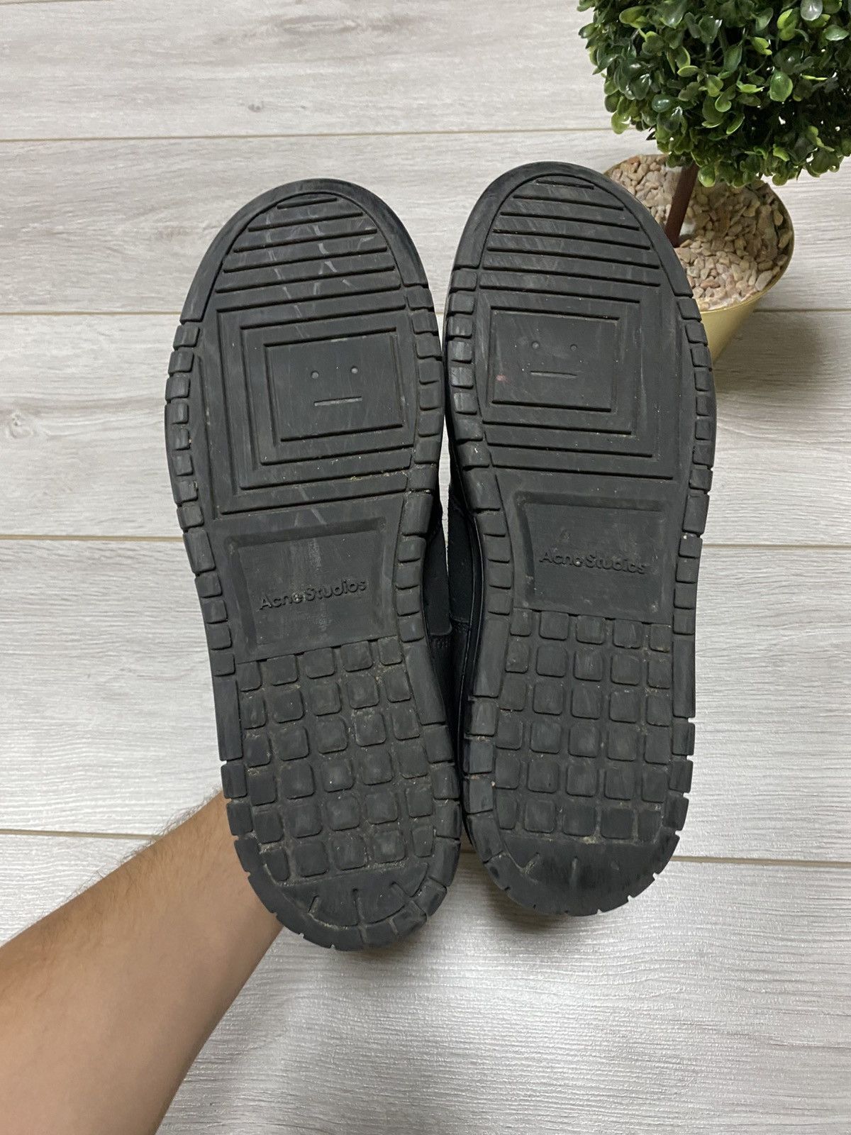 Acne Studios Acne Studios face sneakers leather Size US 11 / EU 44 - 4 Thumbnail