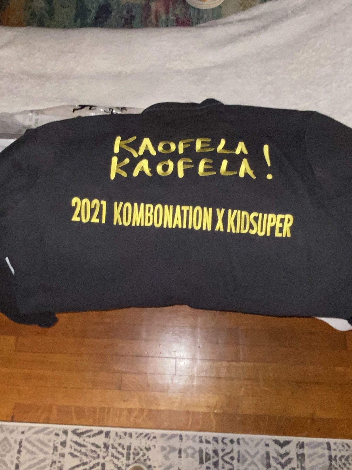 KidSuper Kidsuper x Kombonation - Kaofela Kaofela Denim Jacket RARE!! Size US L / EU 52-54 / 3 - 7 Thumbnail
