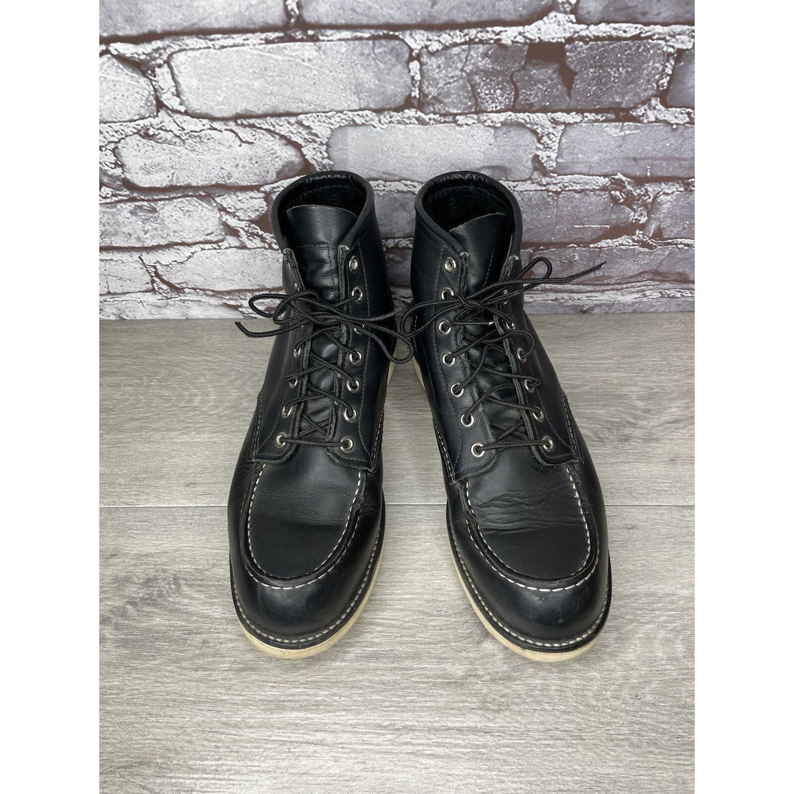 Red Wing Red Wing Boots 9075 Harley Ninja Genuine Black Leather Lace Size US 11 / EU 44 - 14 Thumbnail