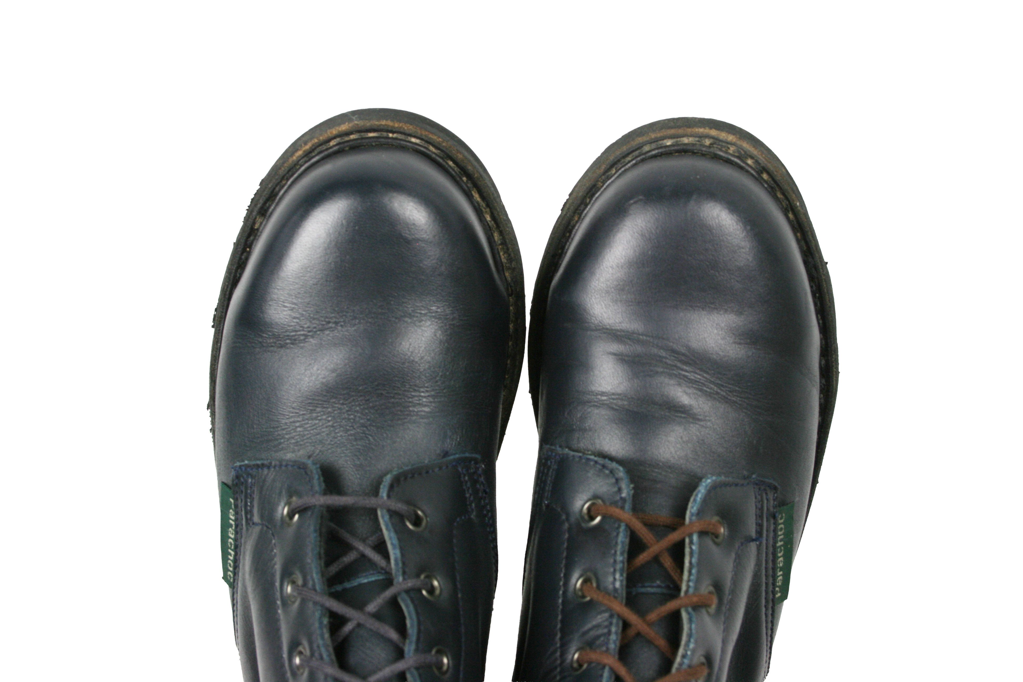 Paraboot Parachoc 90S Leather Lined Biker Work Boots Vintage France Size US 8 / IT 38 - 7 Thumbnail