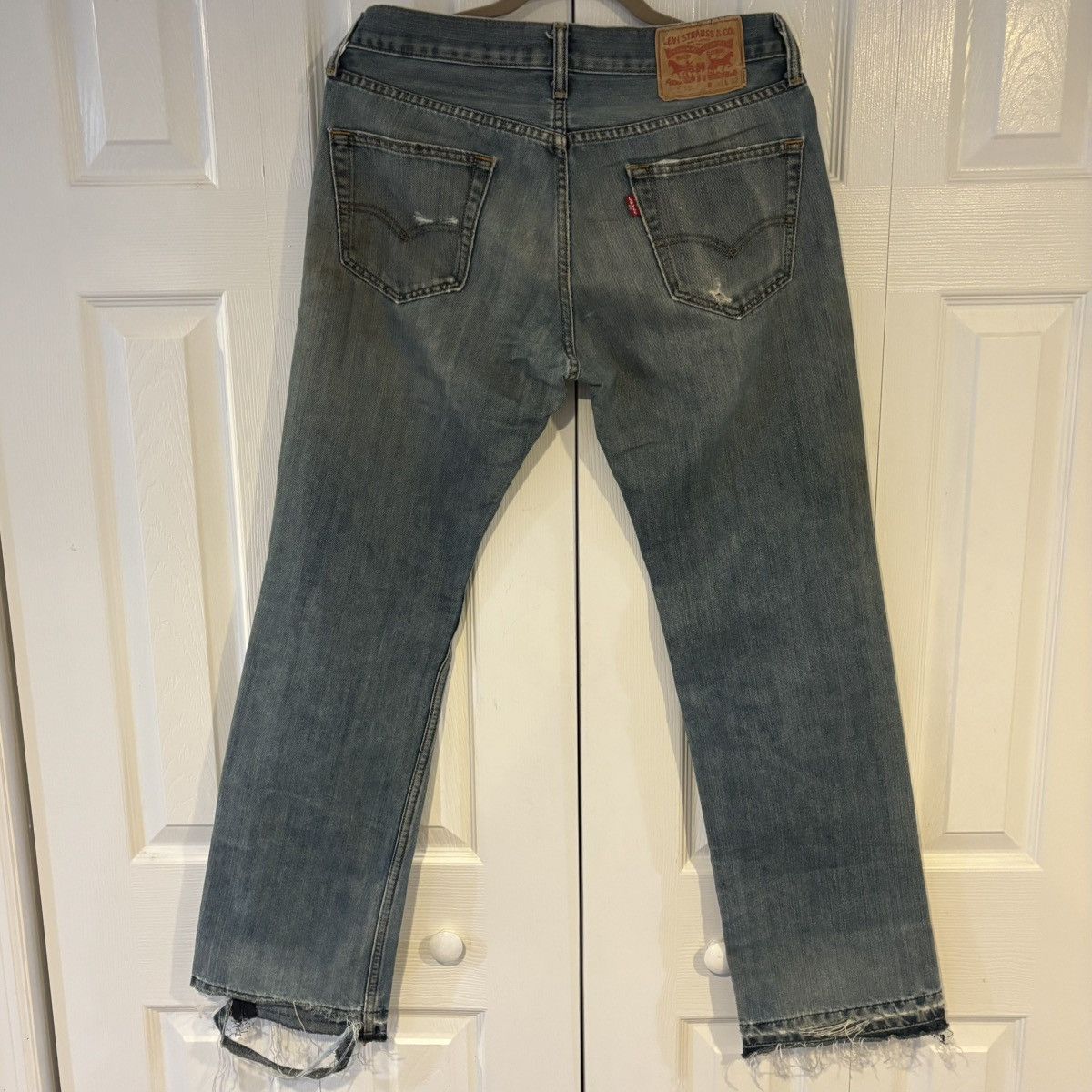 Levi's Levi’s Made in Mexico 510’s Released Hem Sunfaded Jeans Size US 30 / EU 46 - 5 Thumbnail