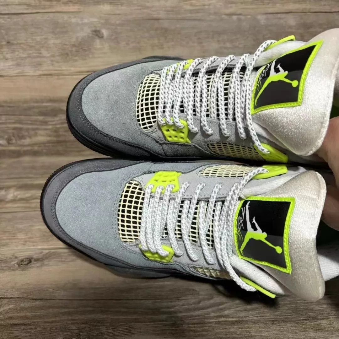 Nike Air Jordan 4 Gray Green/Black CT5342-007 42.5 97 New Size US 9 / EU 42 - 5 Thumbnail