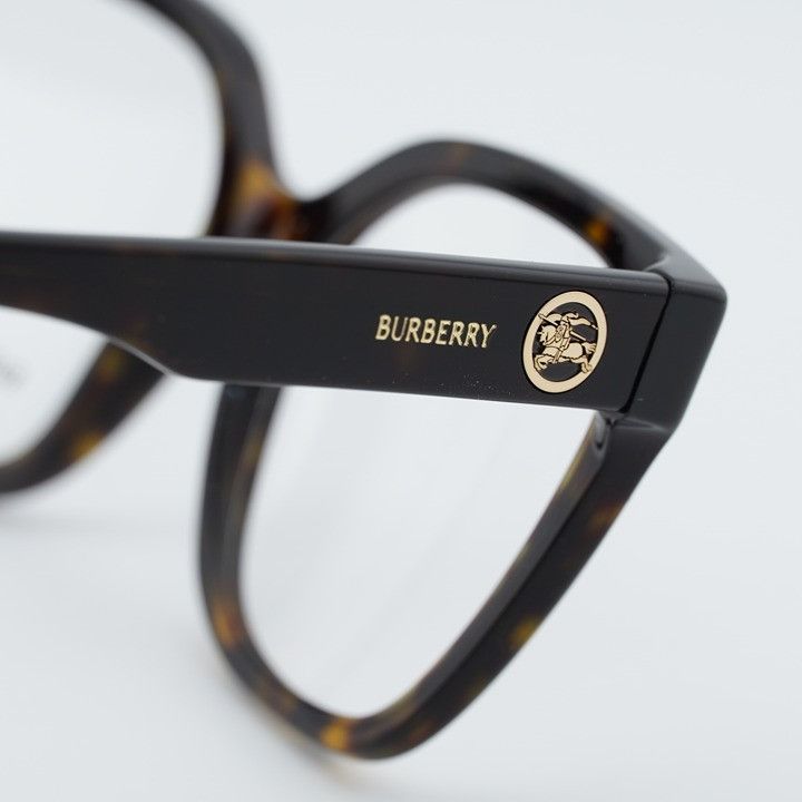 Burberry Burberry BE2443 3002 Eyeglasses Havana 53mm Square Frame Size ONE SIZE - 7 Thumbnail