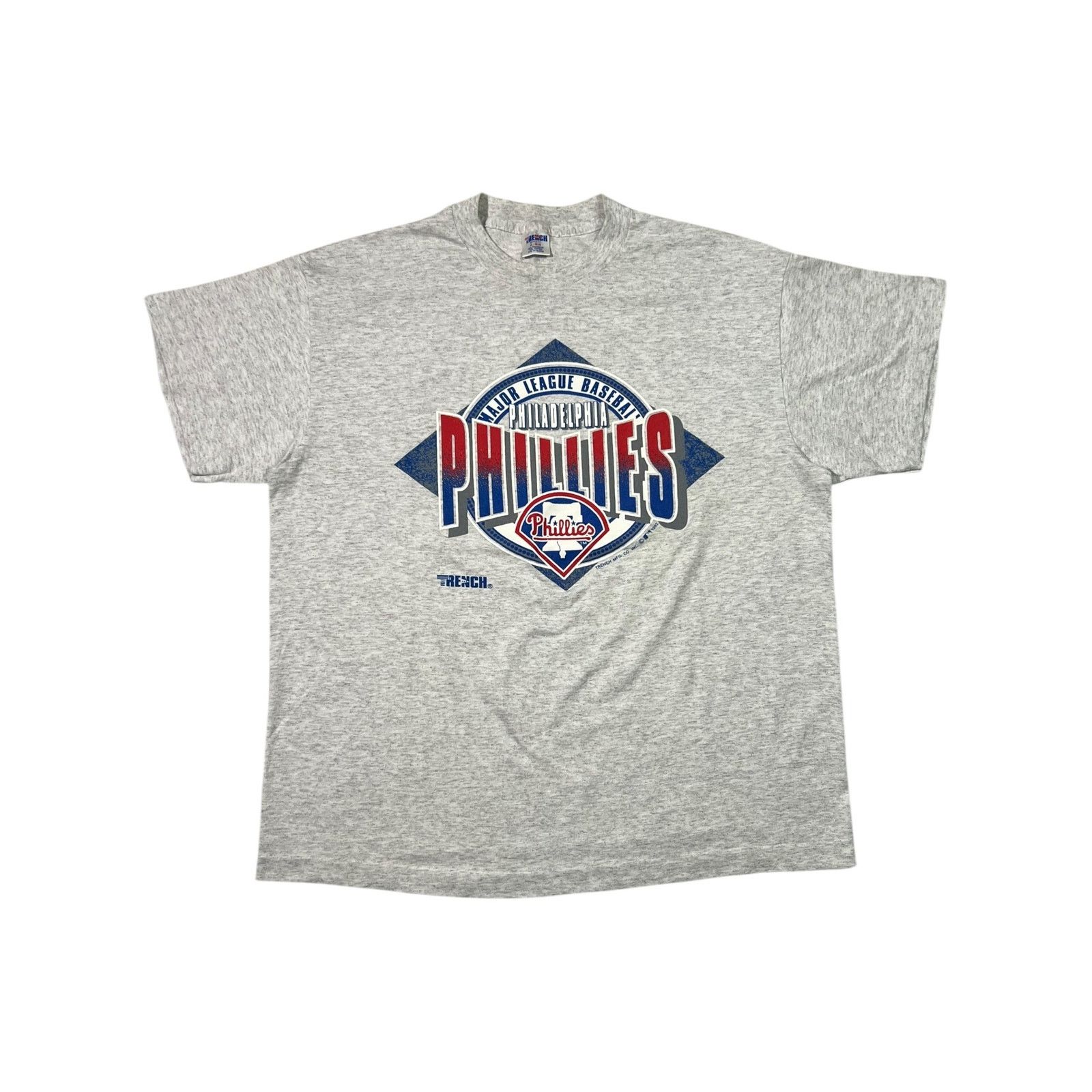 MLB × Trench USA × Vintage Vintage 1992 Trench Philadelphia Phillies MLB tee (L) Size US L / EU 52-54 / 3 - 1 Thumbnail