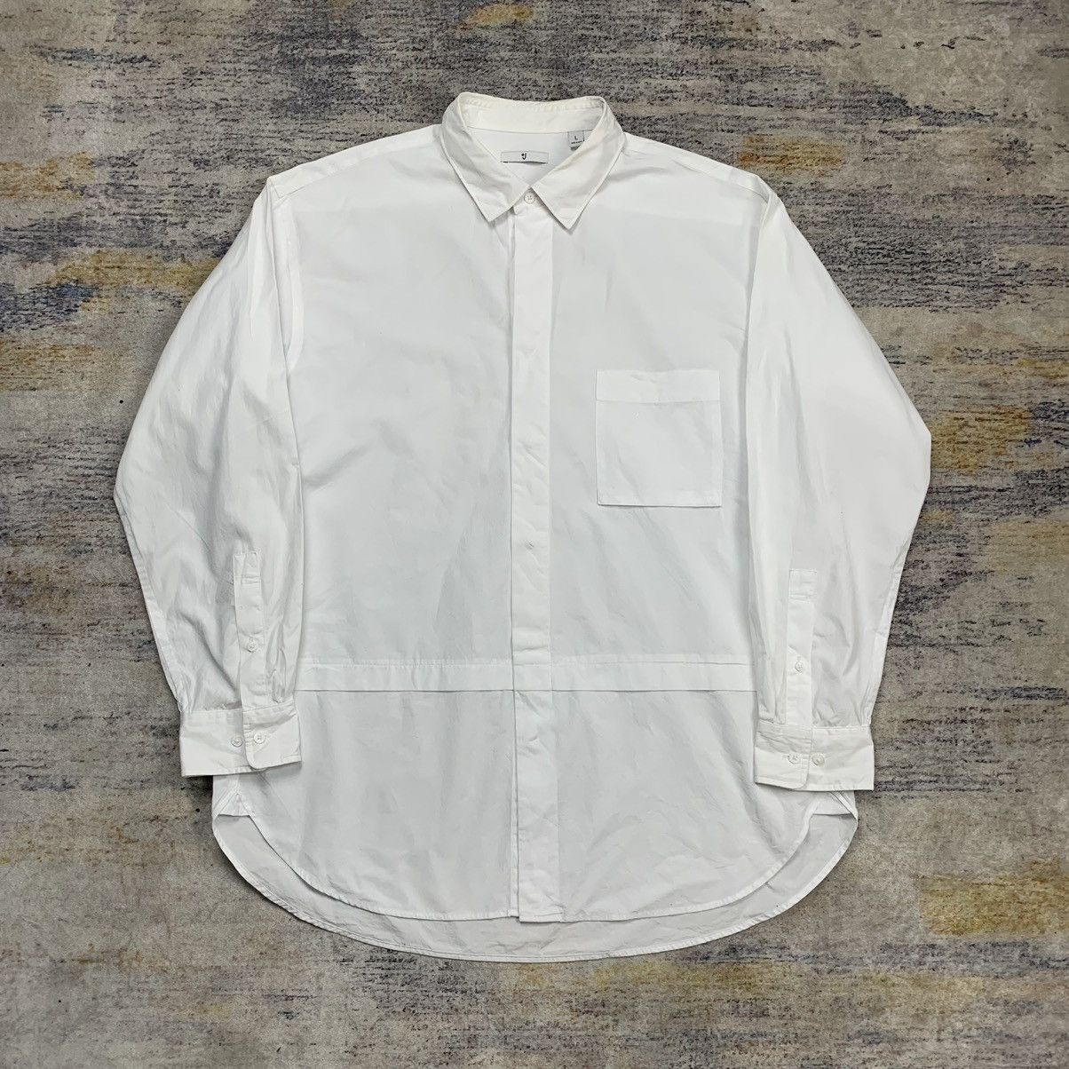 Jil Sander × Uniqlo Uniqlo x jil sander button down shirt Size US L / EU 52-54 / 3 - 1 Thumbnail