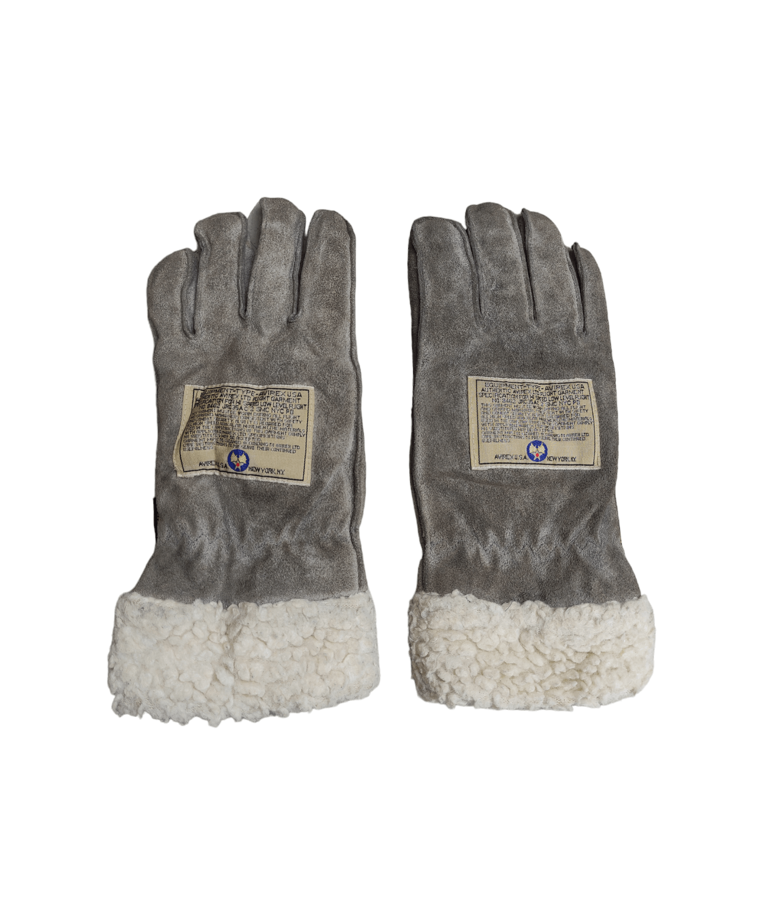 Avirex AVIREX AIR FORCE VINTAGE GLOVES SUEDE LEATHER/ FLEECE Size ONE SIZE - 1 Thumbnail