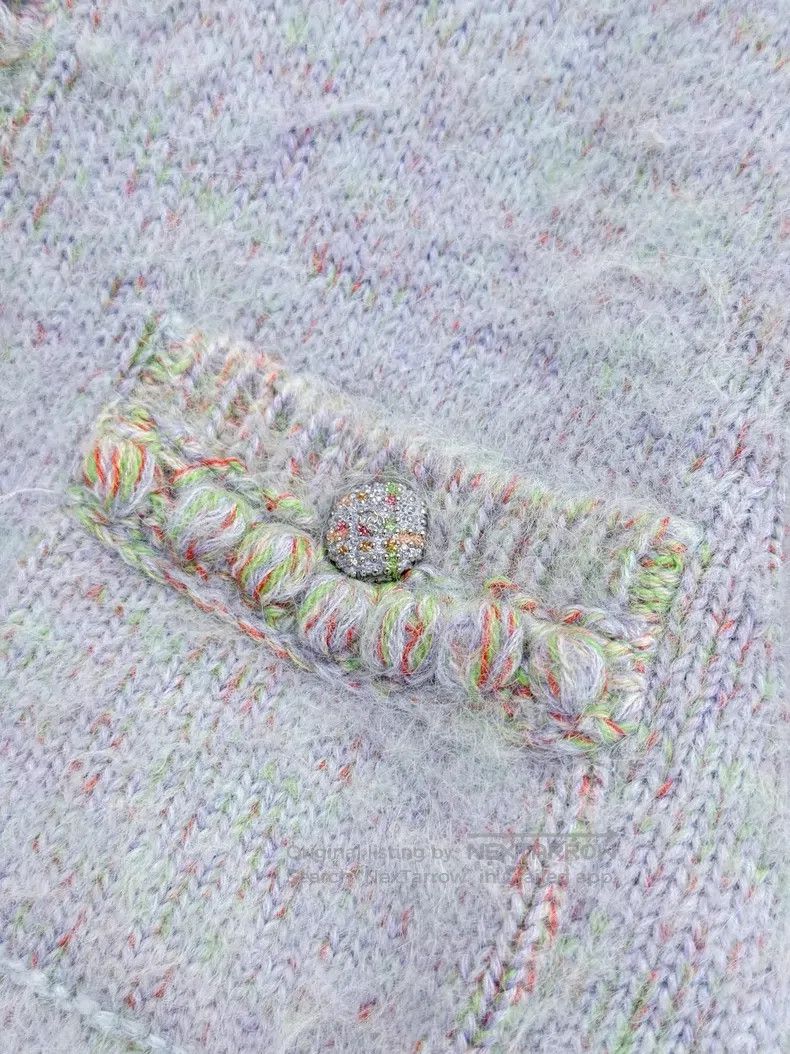 Chanel Chanel Colorful thread doll collar cardigan long-sleeved s Size XXS / US 00 / IT 34 - 4 Thumbnail