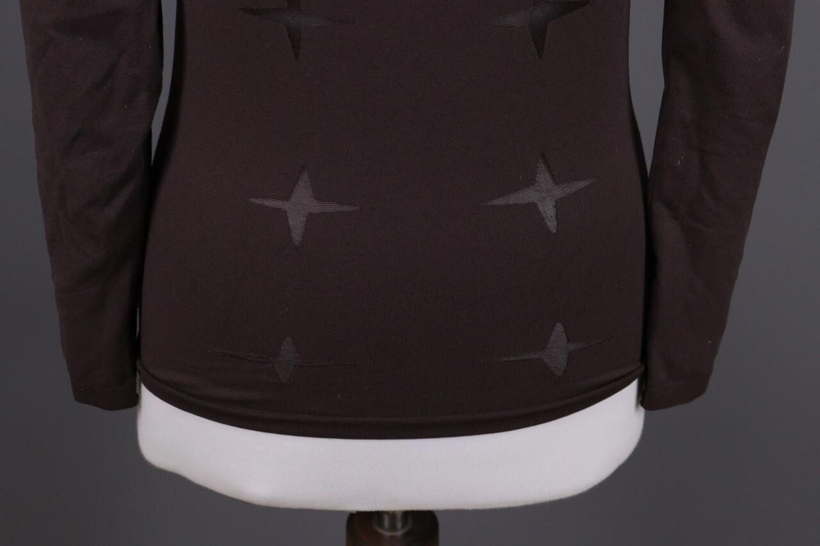 Wolford Wolford Brown Big Star Scoop Neck Long Sleeve Sweater Size M Size M / US 6-8 / IT 42-44 - 12 Thumbnail