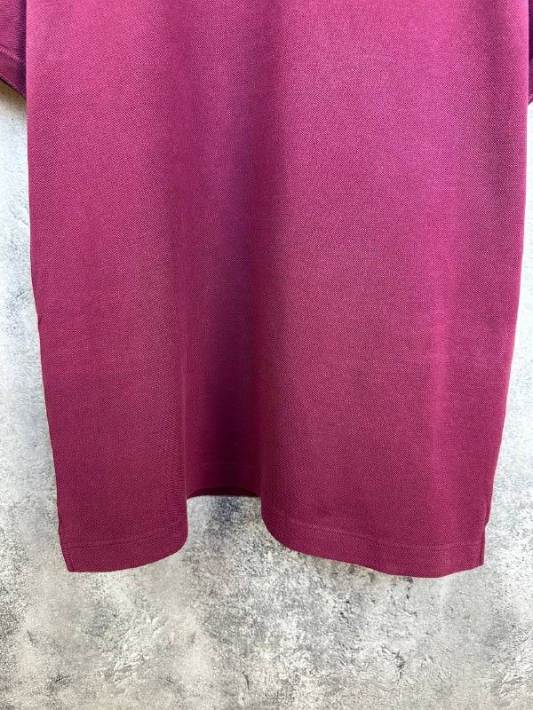 Missoni Missoni Polo Shirt Burgundy Knit Striped Collar Designer Size US L / EU 52-54 / 3 - 6 Thumbnail