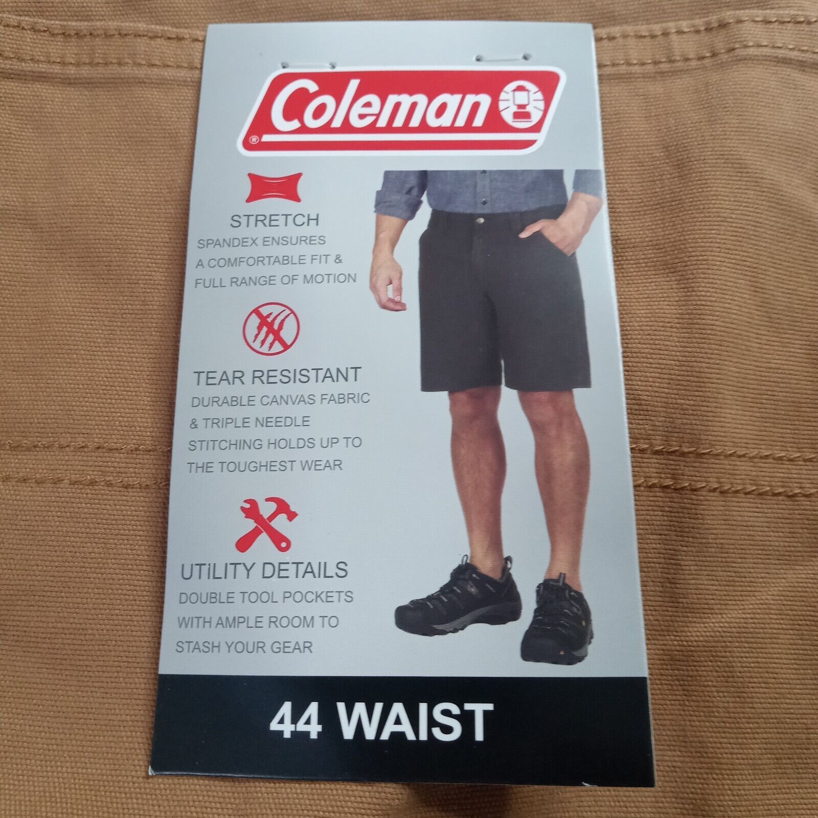 Coleman Coleman Carpenter Shorts Stretch Waist Men's Size 44 Tan Size US 44 / EU 60 - 6 Thumbnail