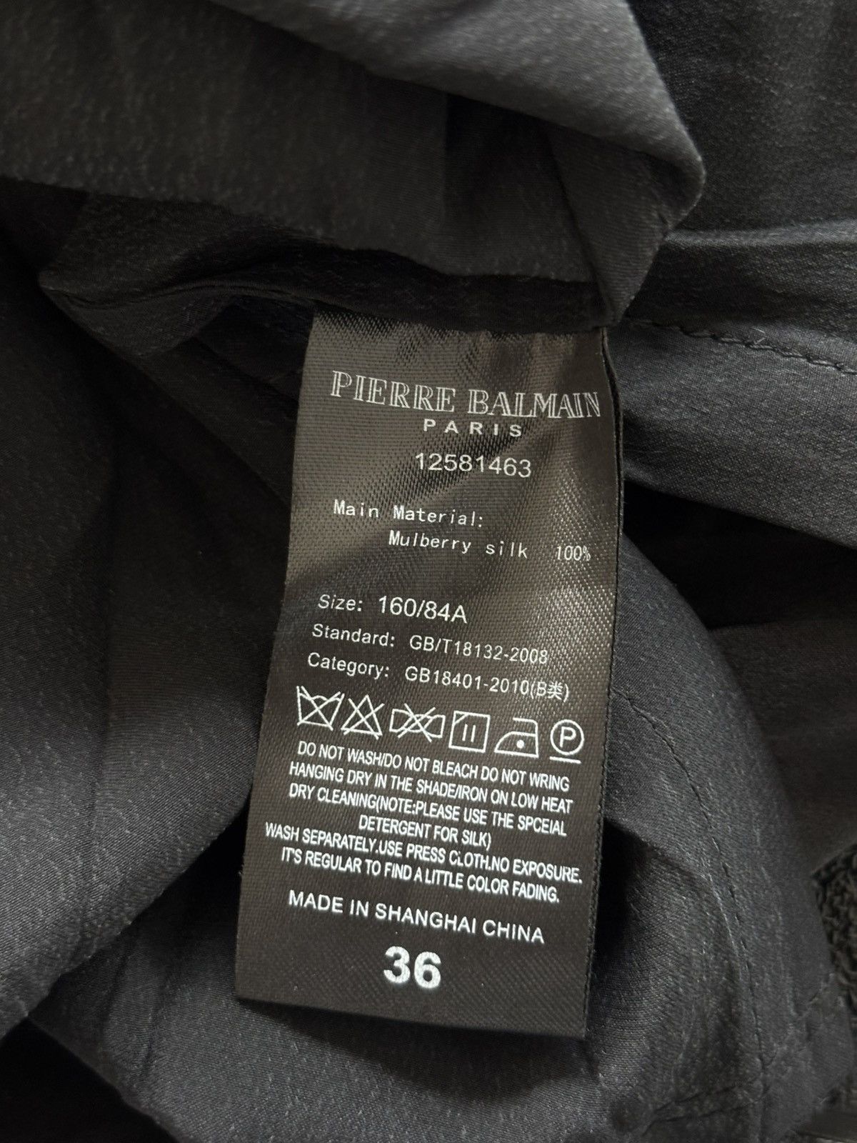 Balmain Silk Sleeveless Long Shirt Size US XS / EU 42 / 0 - 10 Thumbnail