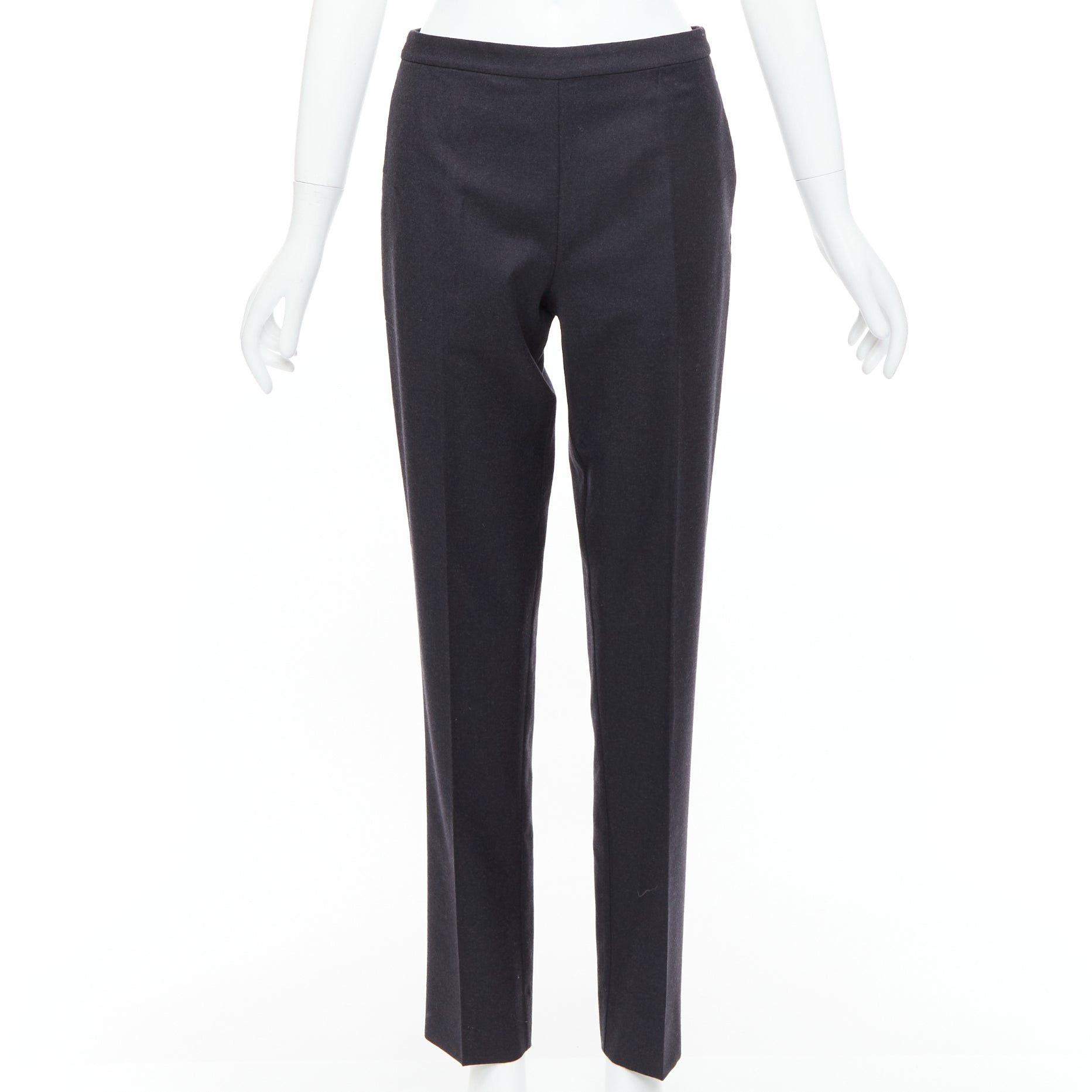 Maison Margiela MAISON MARGIELA Line 4 grey 100% wool 4 stitch back tapered pants FR42 XL Size 28" / US 6 / IT 42 - 1 Thumbnail