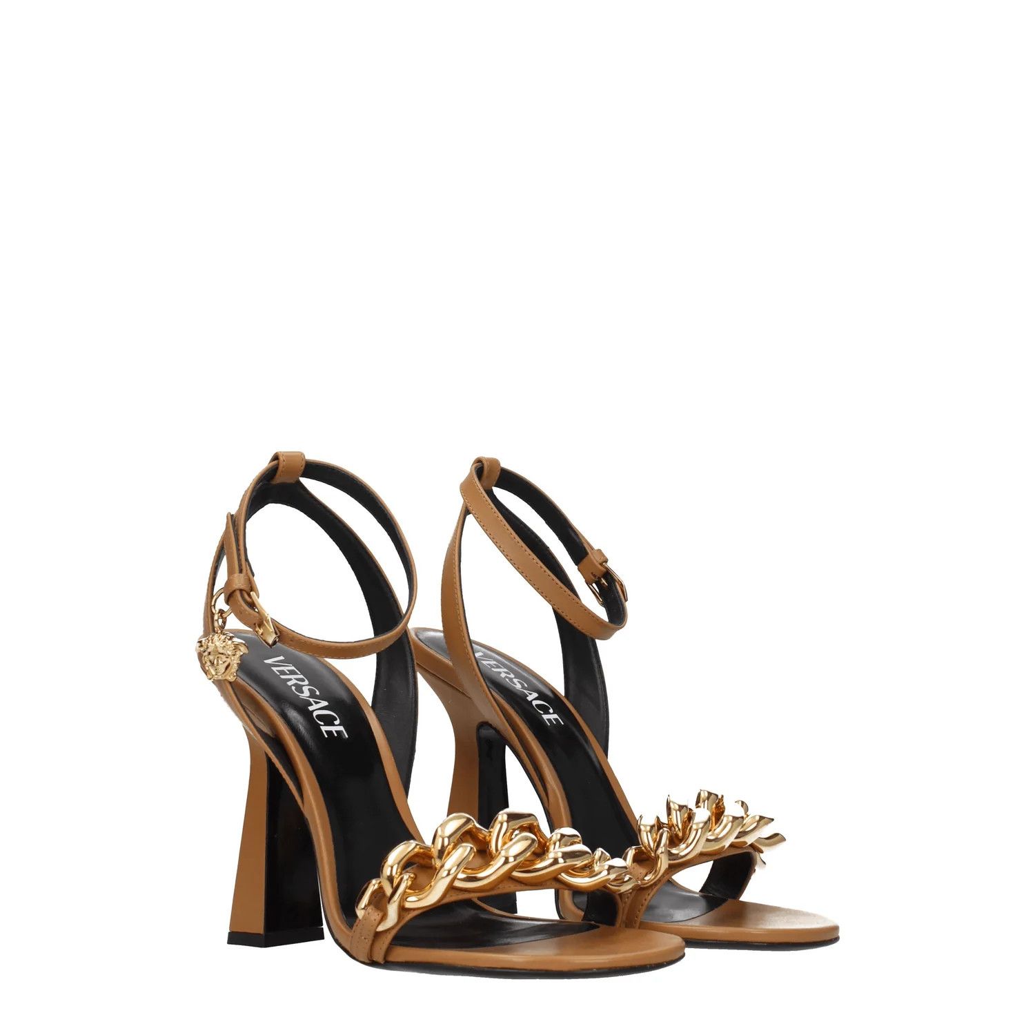 Versace ob1o1e0125 Leather Sandals in Brown Size US 9 / IT 39 - 2 Thumbnail
