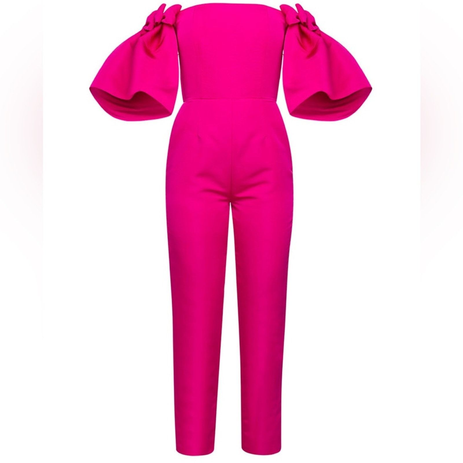 Other ALEXIA MARIA Dahlia Silk Faille Jumpsuit US:6 Size 28" / US 6 / IT 42 - 10 Thumbnail