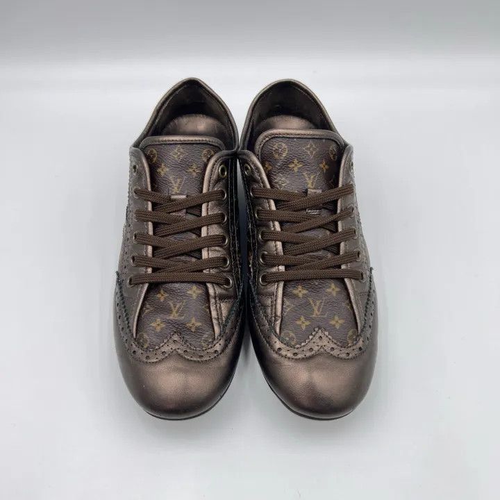 Louis Vuitton Louis Vuitton Classic Brown Casual Lace-Up Sneakers -2508 Size US 6.5 / EU 39-40 - 2 Thumbnail