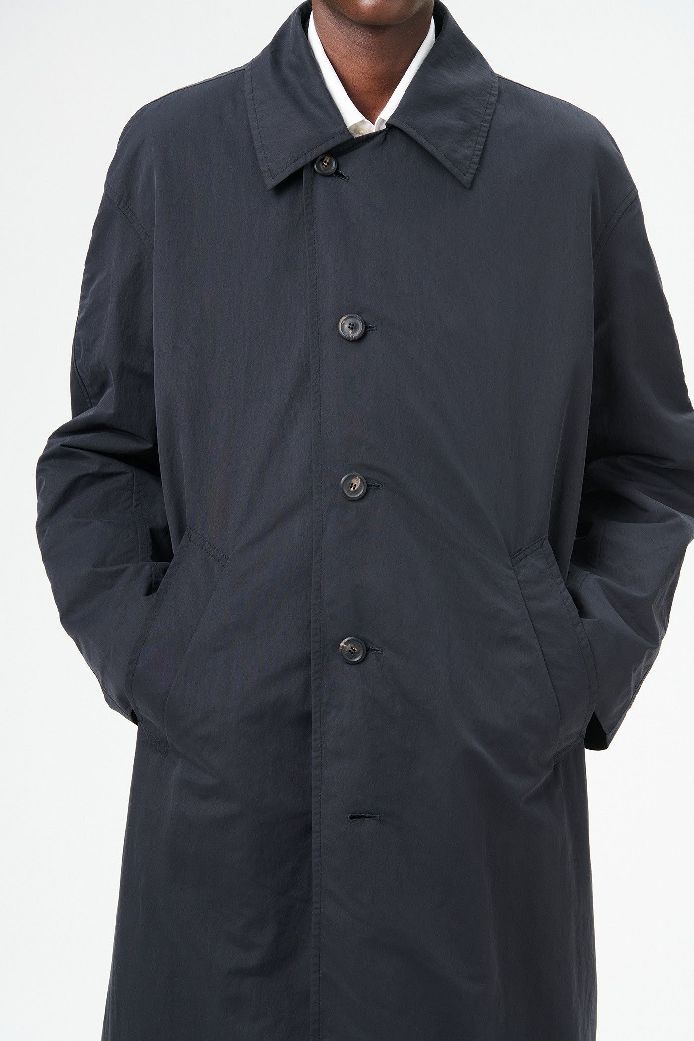 Our Legacy OUR LEGACY Navy Collapse Car Coat Sz 50 Size US M / EU 48-50 / 2 - 3 Thumbnail