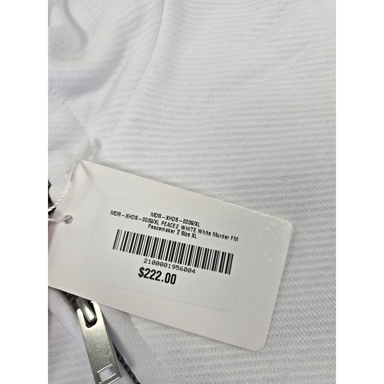 murd333r.fm Murd333r.fm Peacemaker 2 White Pullover Hoodie Size XL NWT Size US XL / EU 56 / 4 - 10 Thumbnail