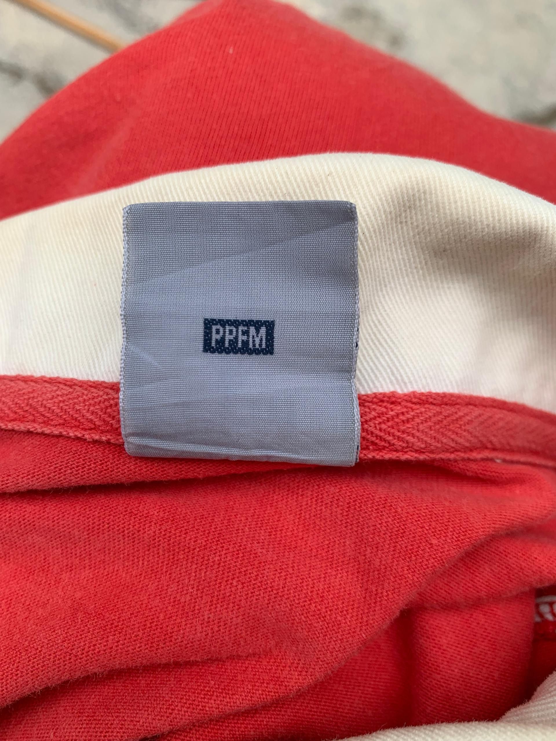 Japanese Brand × PPFM Vintage PPFM Half Button Red Shirt Size US L / EU 52-54 / 3 - 7 Thumbnail