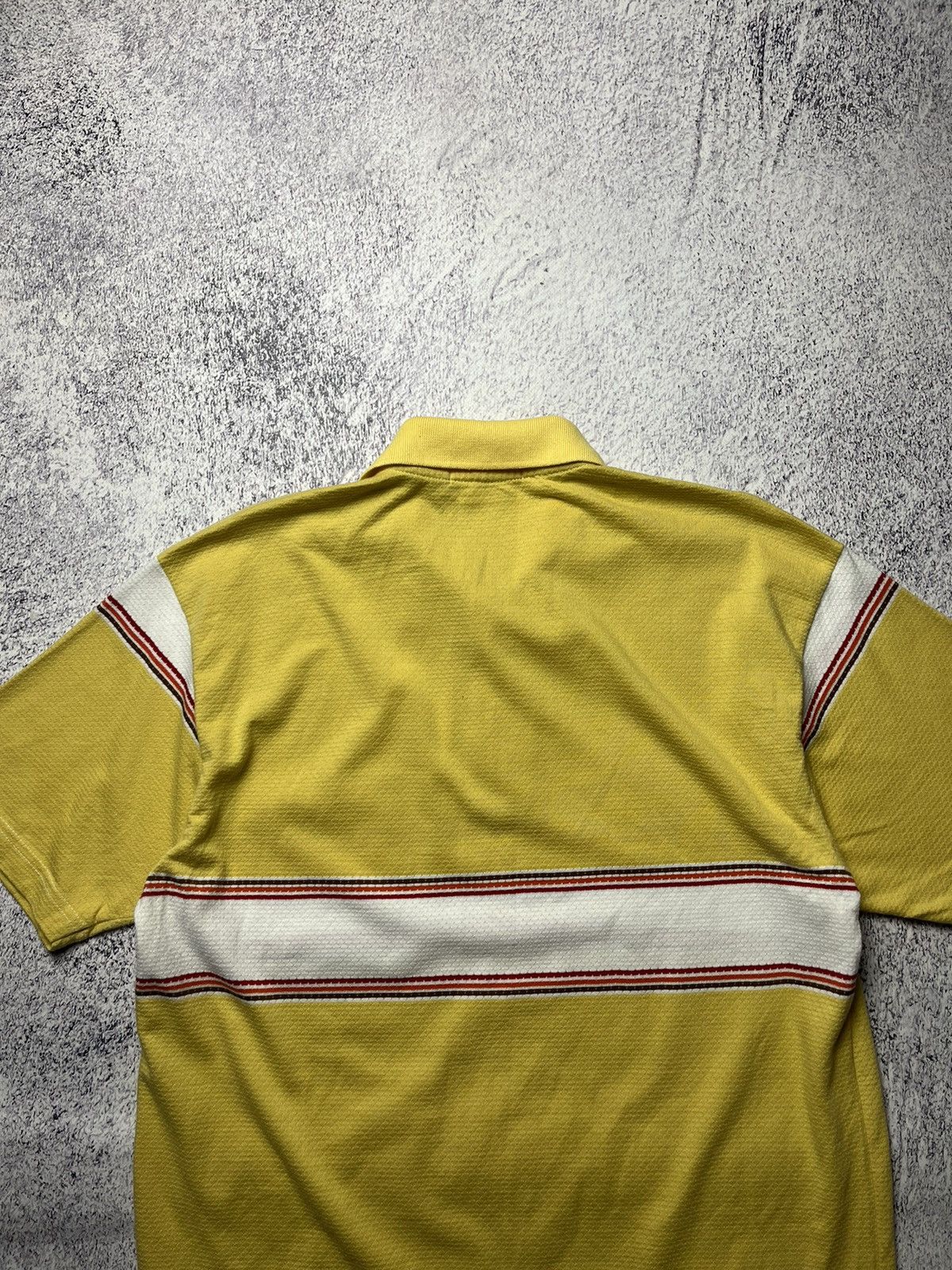 Lacoste Vintage Lacoste Polo Yellow Logo Rare Size L Size US L / EU 52-54 / 3 - 18 Thumbnail