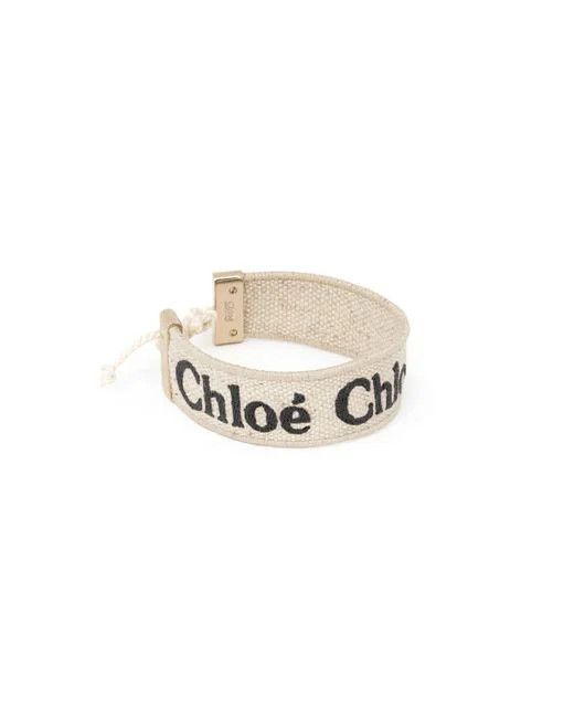 Chloe o1loc1c11125 Size: OS / Woody Bracelet in Beige/Black Size ONE SIZE - 1 Preview