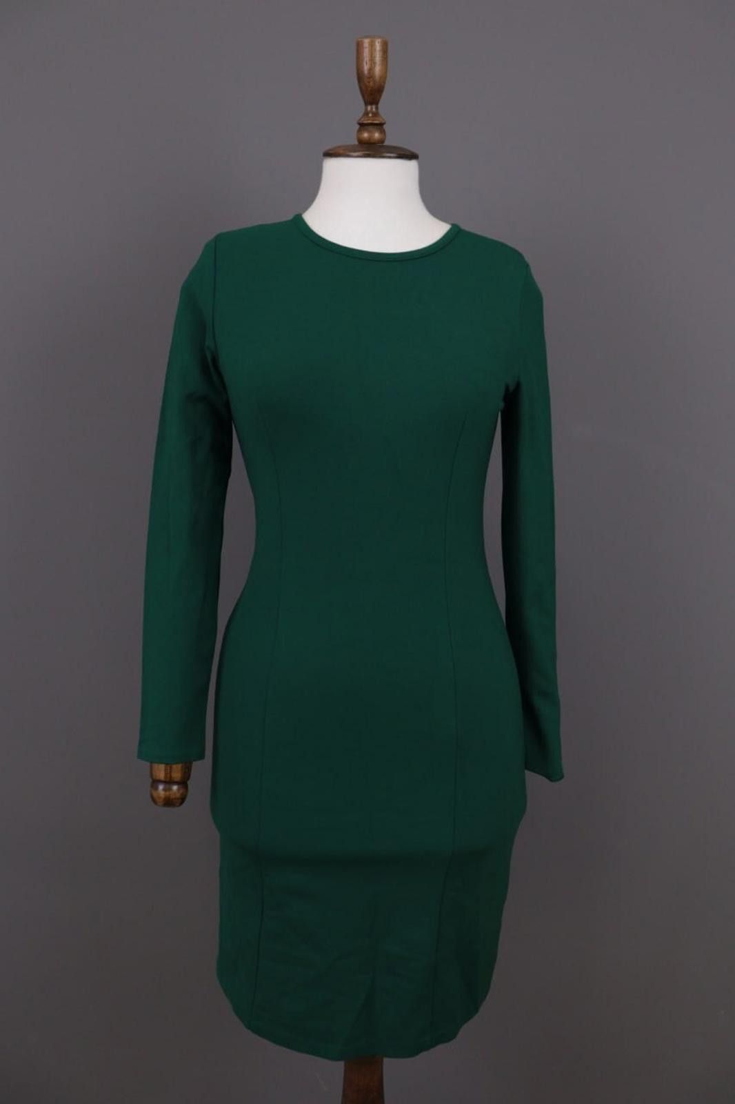 J.Crew J. Crew Green Long Sleeve Bodycon Evening Midi Dress Size XS Size XS / US 0-2 / IT 36-38 - 1 Thumbnail