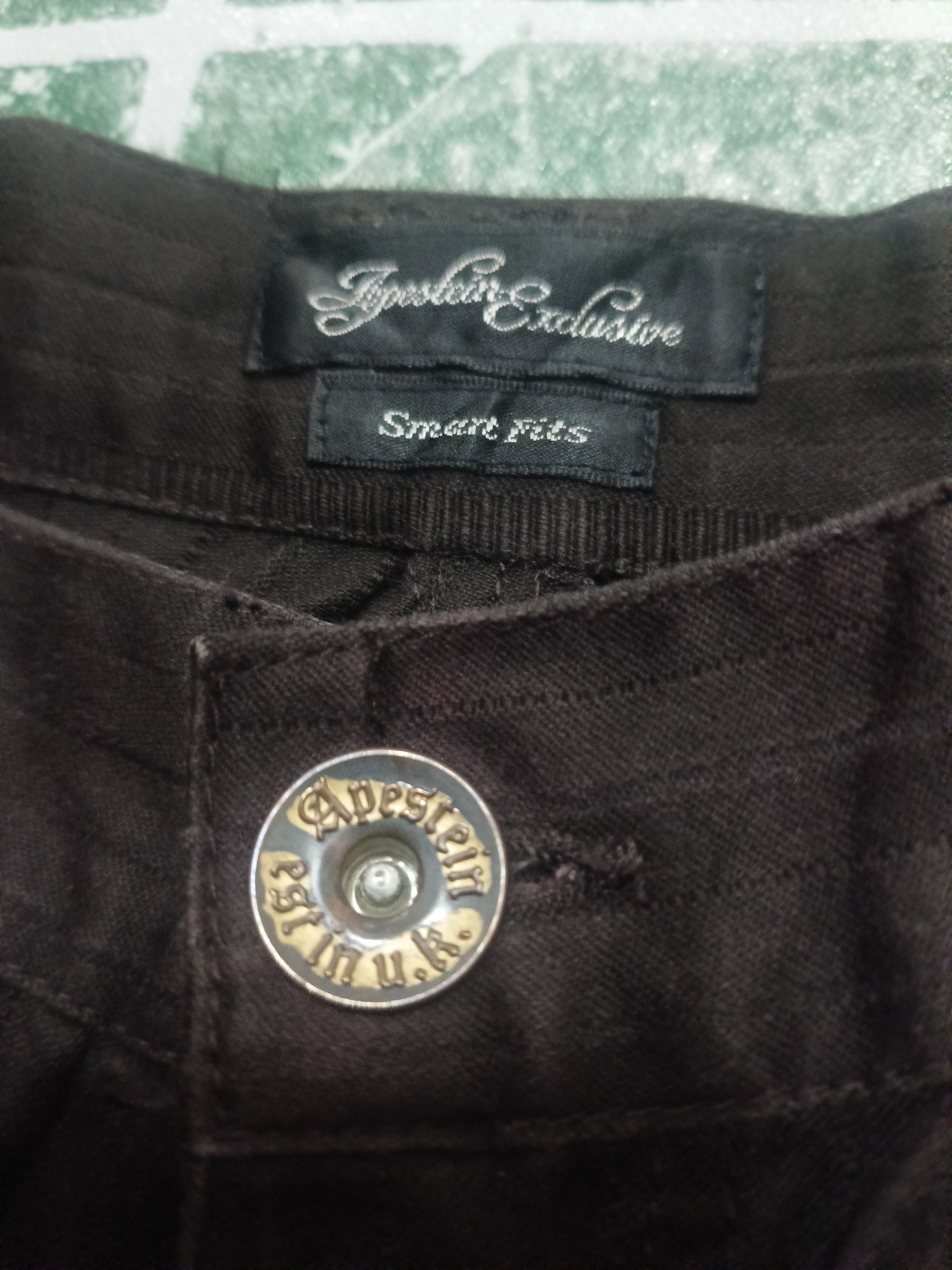 Designer × Japanese Brand Apestein Exclusive Baggy Style Striped Boot Cut Cargo Pants Size US 35 - 4 Thumbnail