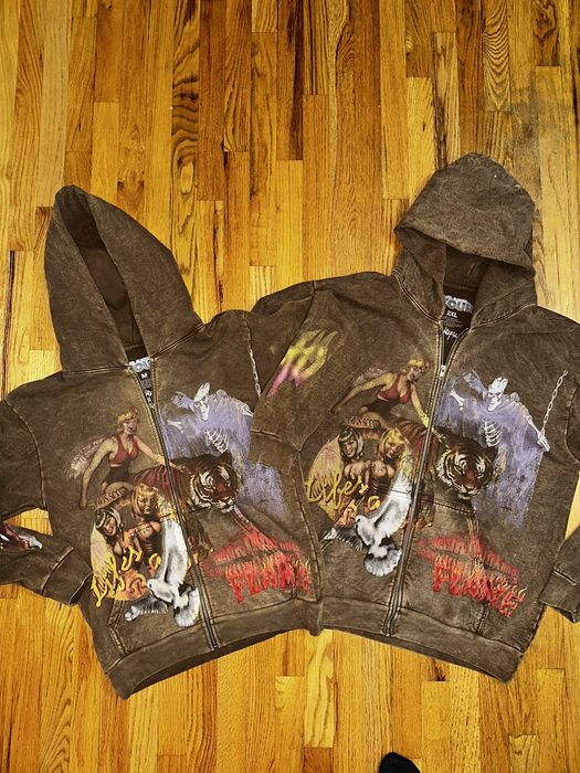 Travis Scott Travis Scott Circus Maximus Utopia Zip Up Hoodie size