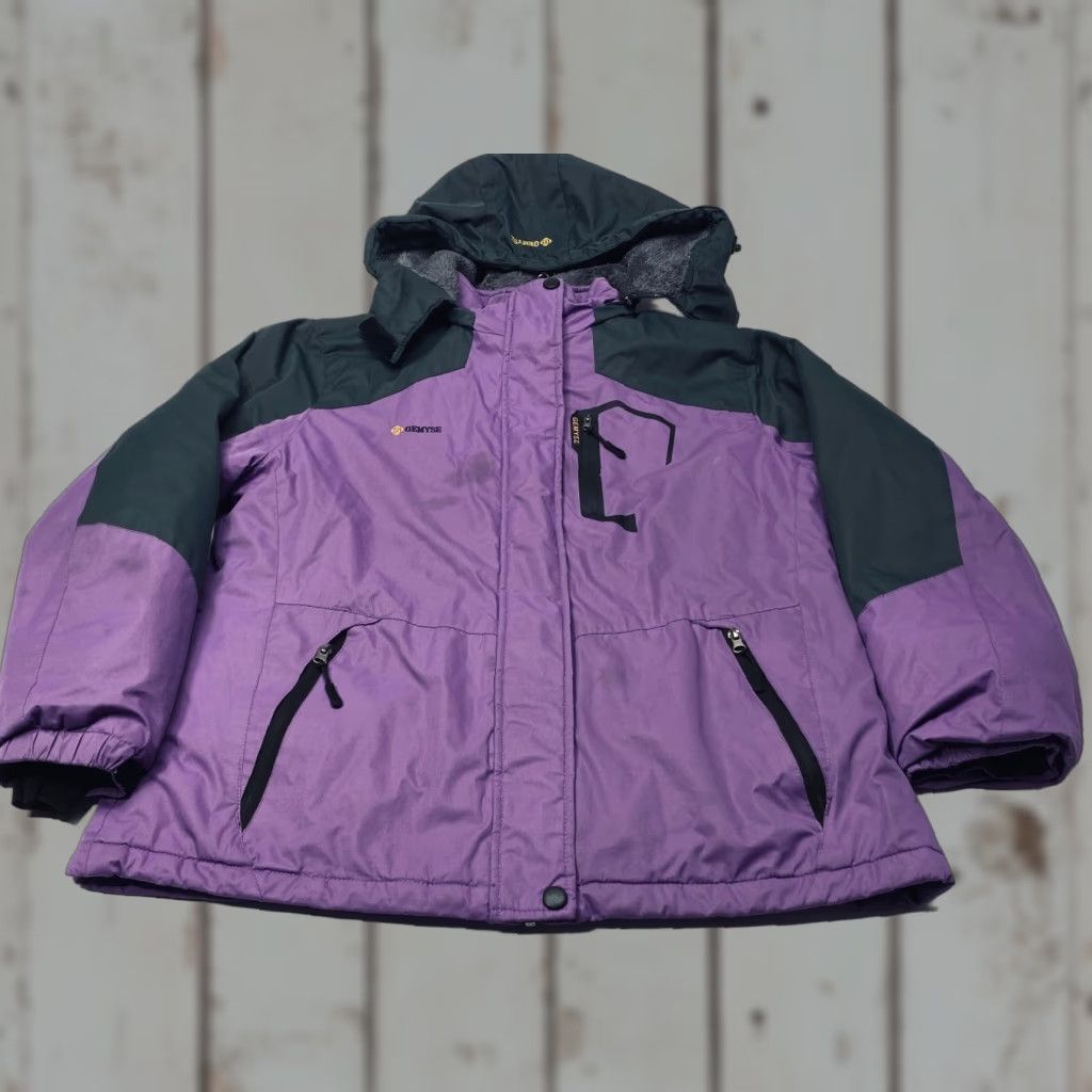 Vintage GEMYSE Ski Jacket Windproof Waterproof Snow Coat Hooded Large Polyester Winter - Women's Jacket Size L / US 10 / IT 46 - 1 Thumbnail
