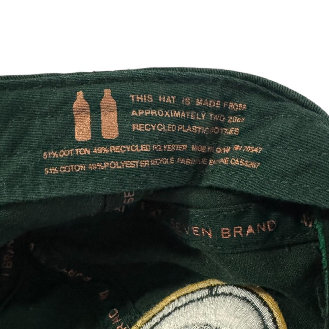 47 Brand Green Bay Packers '47 Cap Forest Green Game Day Ready Small Size ONE SIZE - 3 Thumbnail
