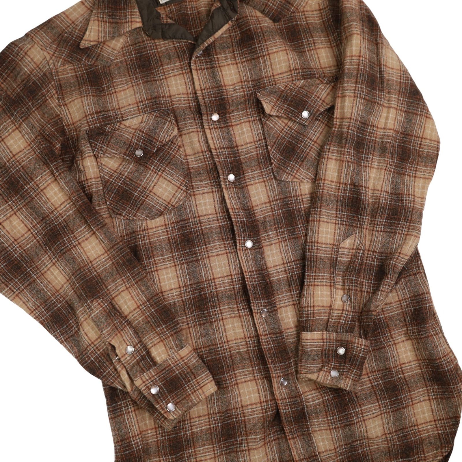Pendleton × Vintage True Vintage Pendleton Western Pearl Snap Wool flannel Shirt Size US M / EU 48-50 / 2 - 3 Thumbnail