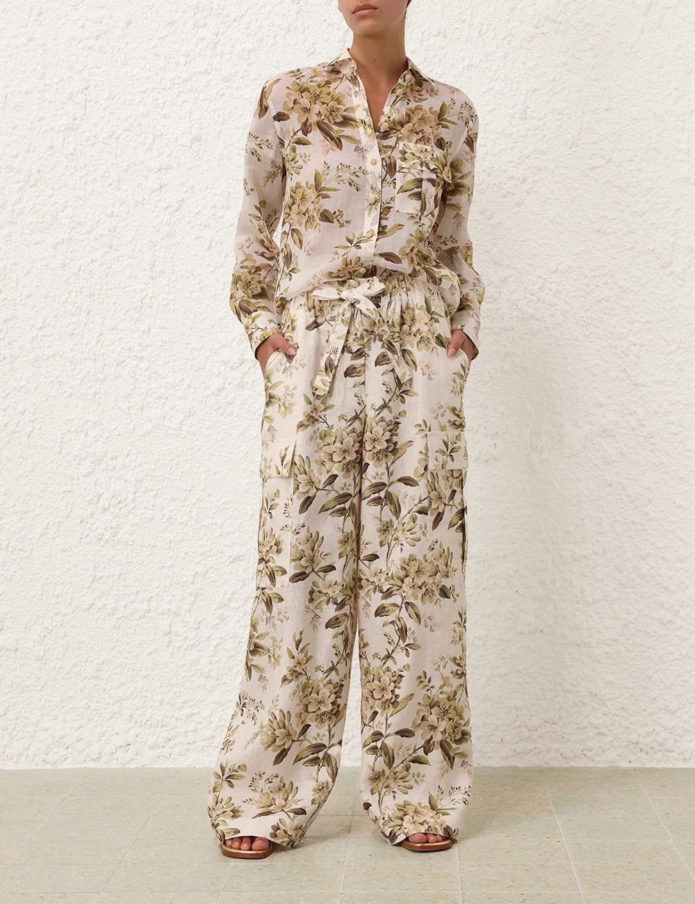 Zimmermann oc11z0525 Relaxed Pocket Pant in Multicolor Size 25" / US 0 / IT 36 - 2 Thumbnail
