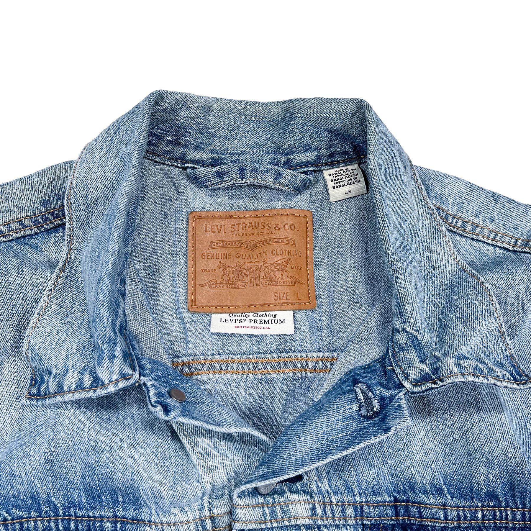 Levi's Denim jacket Levis from the Levis Premium line, L size Size US L / EU 52-54 / 3 - 9 Thumbnail