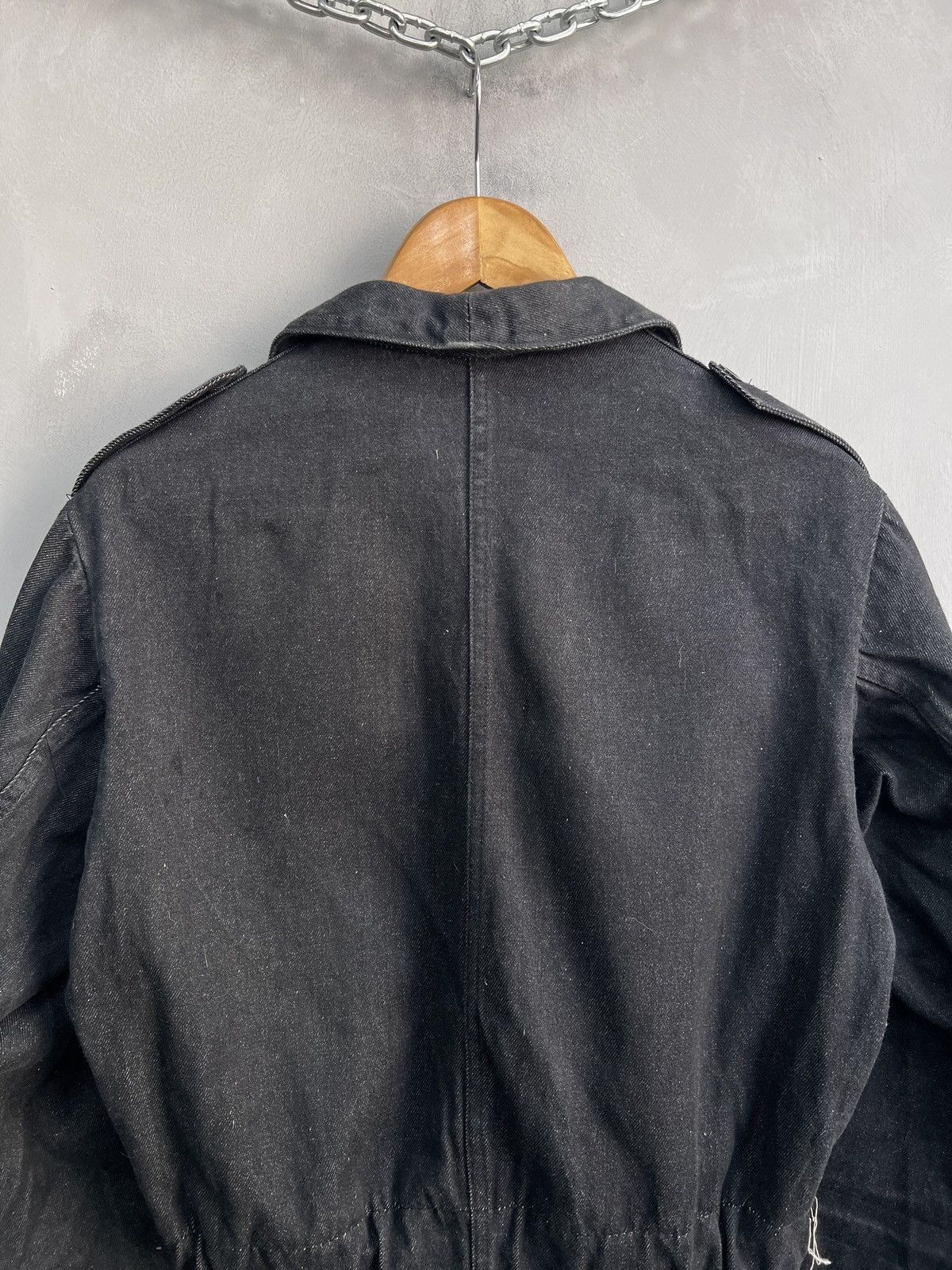 Le Laboureur Rare japanese cropped military army le leboureur riri zip Size US M / EU 48-50 / 2 - 8 Thumbnail