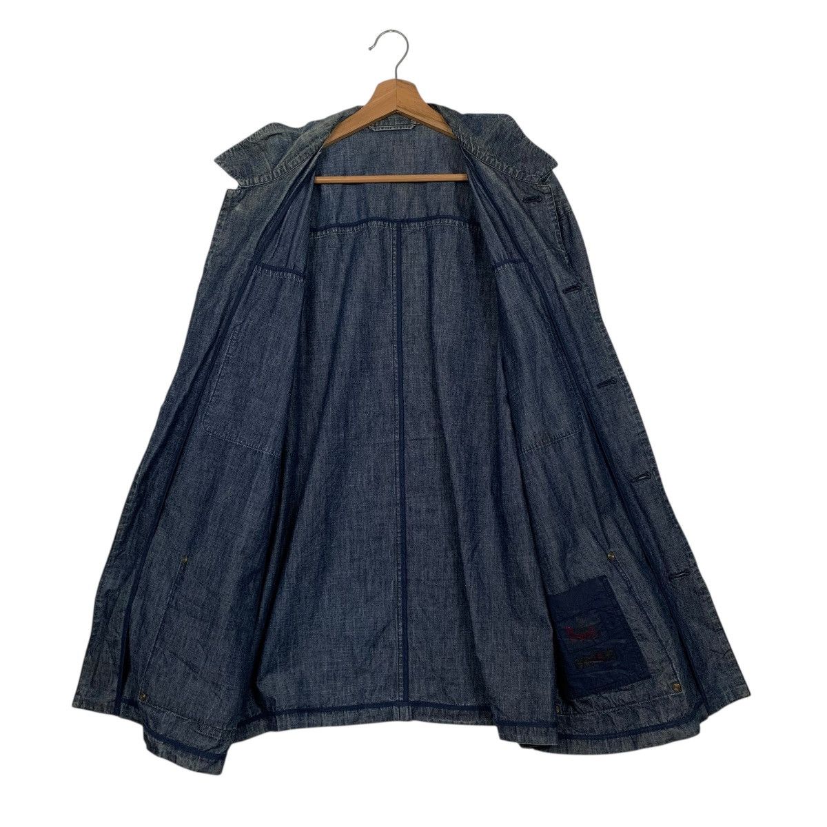 Japanese Brand Japanese Brand Papas Denim Jacket Size US XL / EU 56 / 4 - 11 Thumbnail