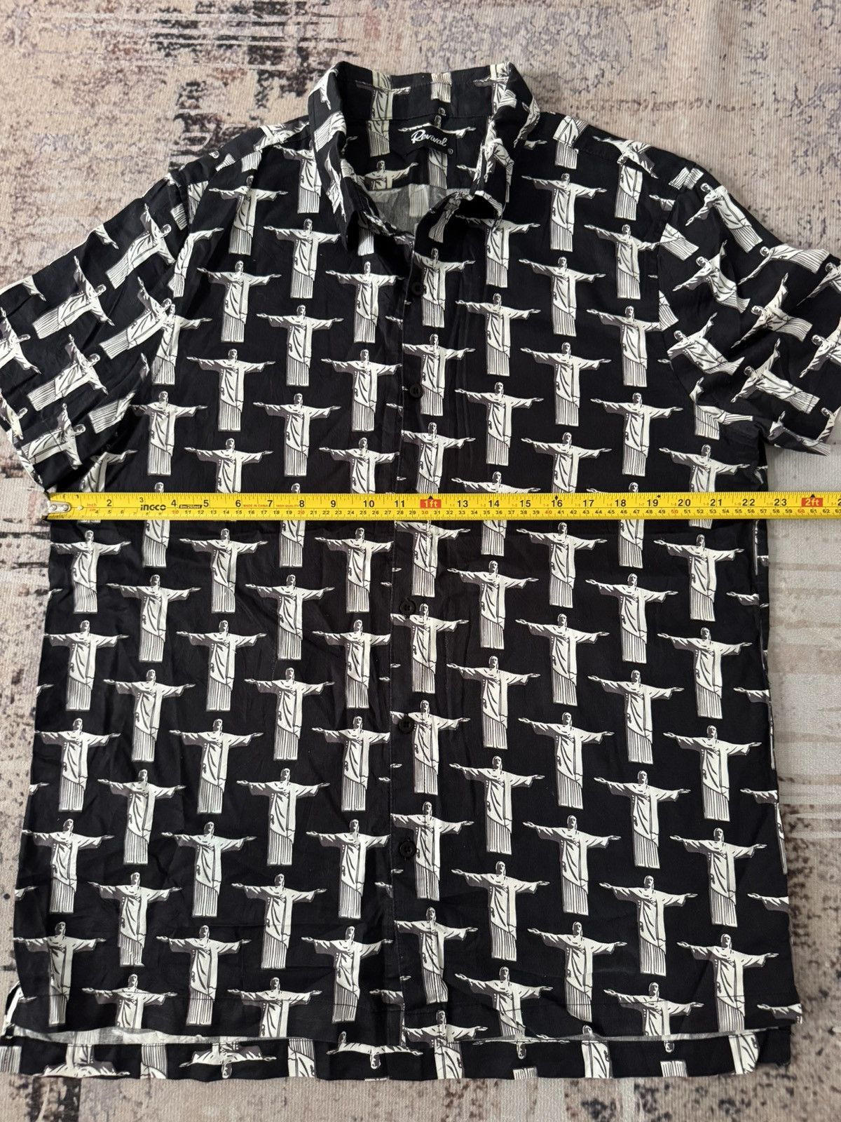 Other REVIVAL - full print jesus button shirt Size US XL / EU 56 / 4 - 7 Thumbnail