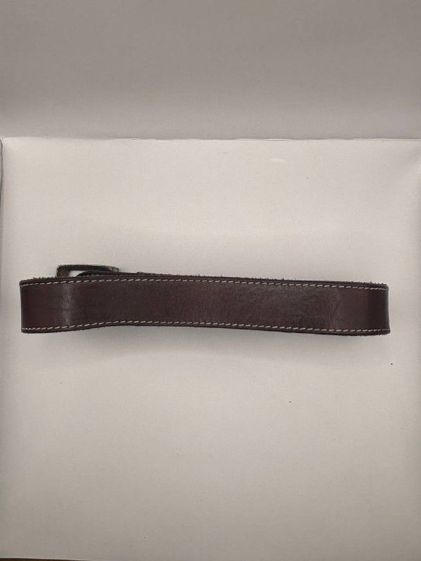 Vintage Vintage Italian Dark Brown Leather Belt INTENSO by Beluno Size ONE SIZE - 3 Thumbnail