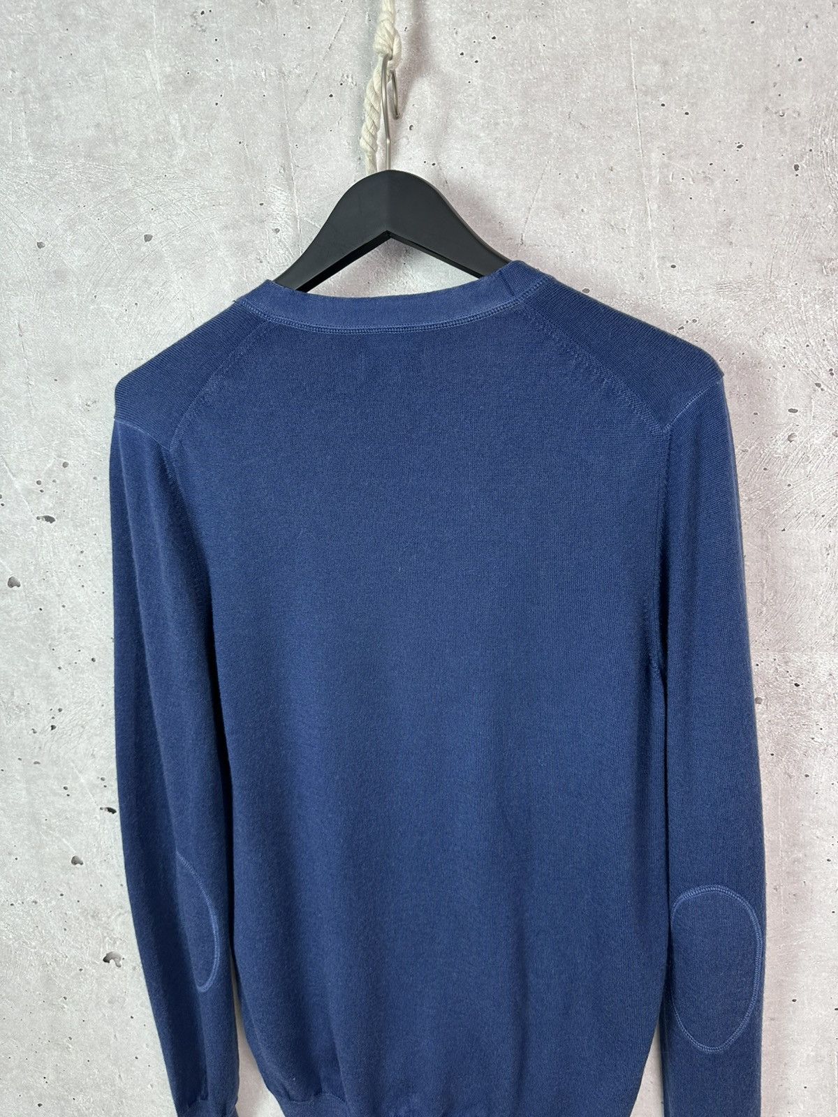 Gran Sasso × Vintage Gran Sasso Vintage Made in Italy Knit Wool Navy Cardigan Size US M / EU 48-50 / 2 - 7 Thumbnail