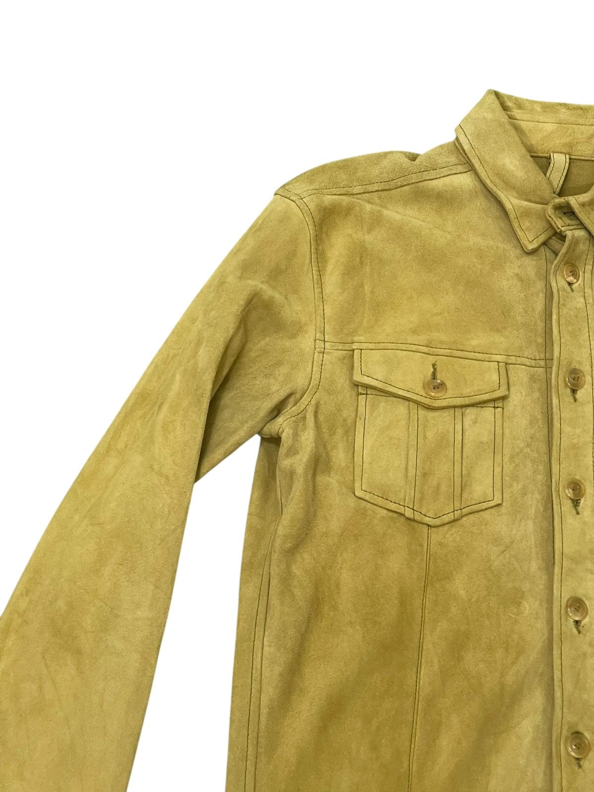 Comme des Garcons Leather Suede Adam et Rope Japan Goatskin Shirt 7🟩1 Size US S / EU 44-46 / 1 - 7 Thumbnail