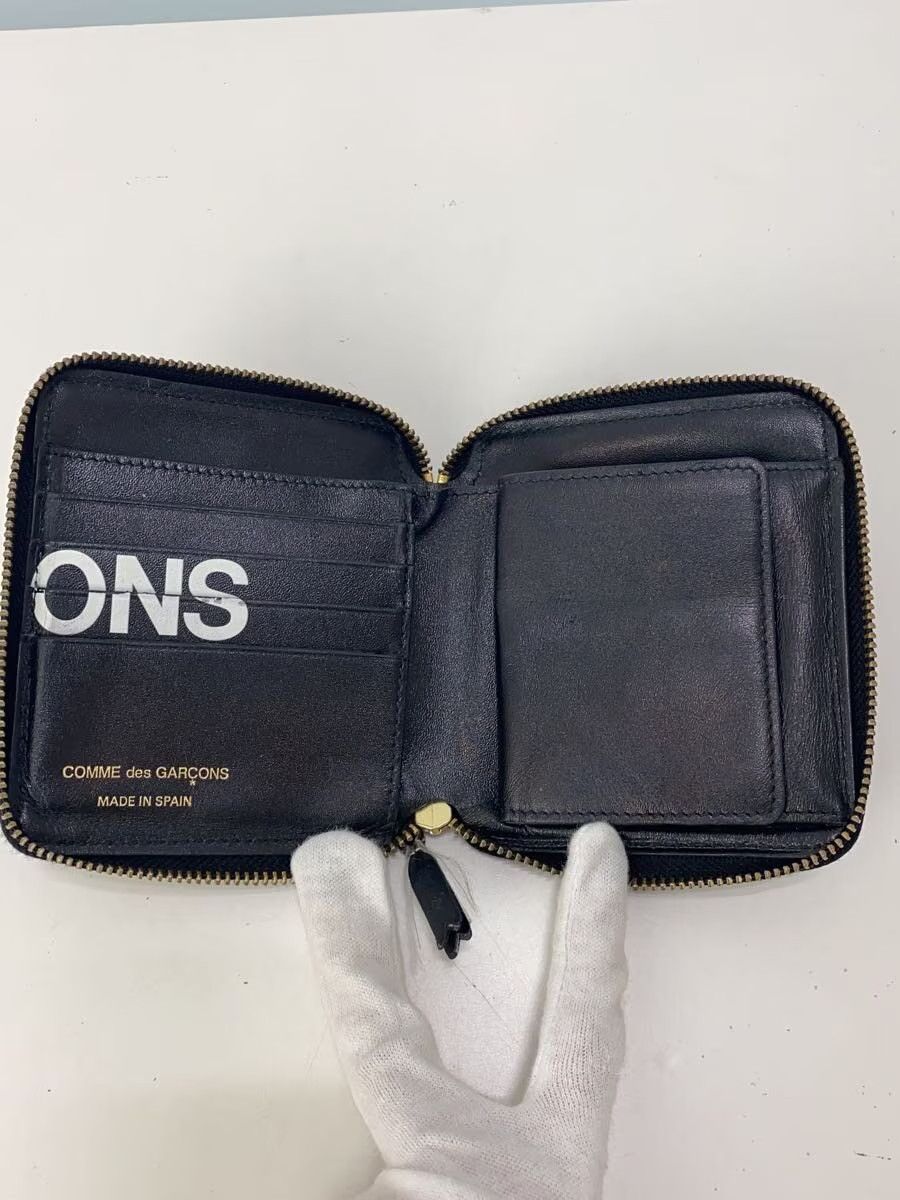 Comme des Garcons Logo Leather Zip Wallet Size ONE SIZE - 4 Thumbnail
