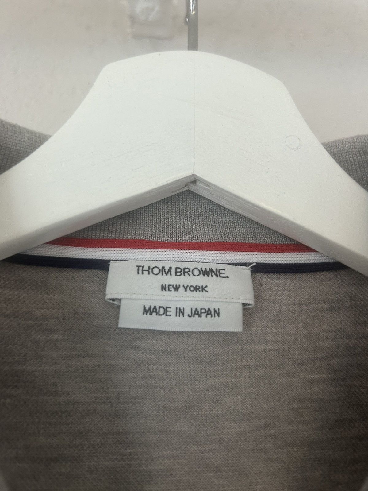 Thom Browne Grey Polo Size US M / EU 48-50 / 2 - 6 Thumbnail
