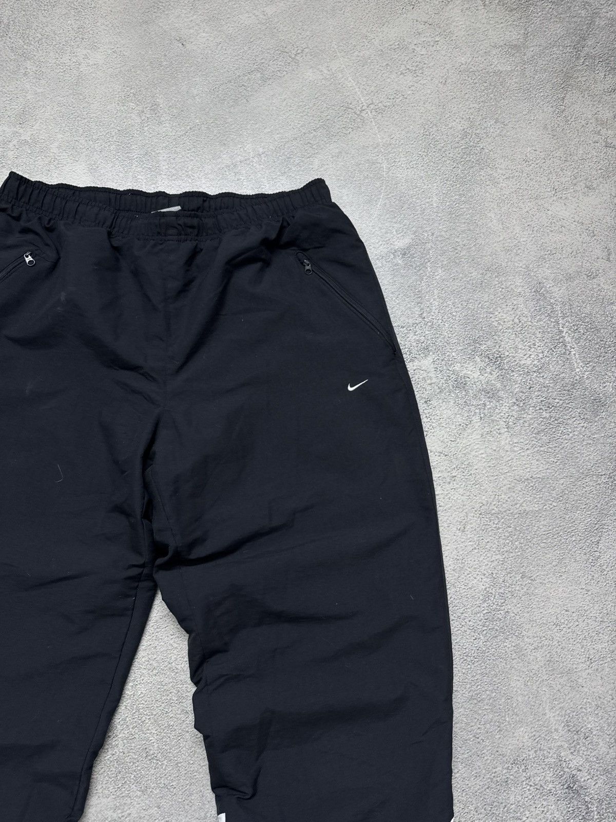 Nike Vintage Y2K Nike Nylon Mini Swoosh Pants 00’s Size US 34 / EU 50 - 1 Thumbnail